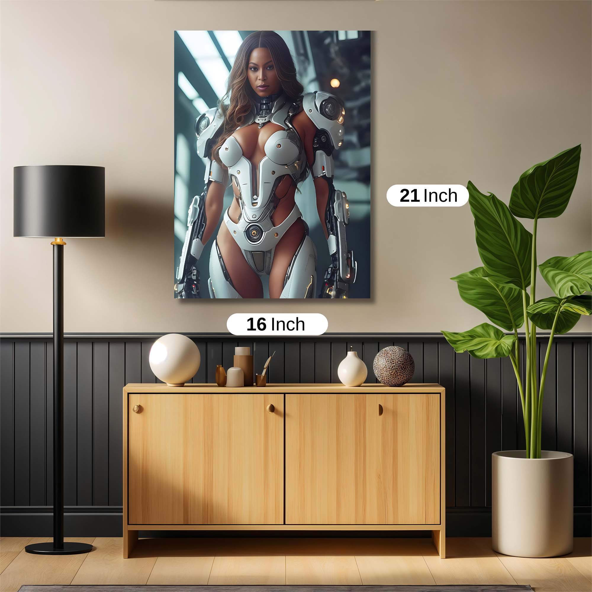 Futuristic Allure Safe Wall Magnetic / M