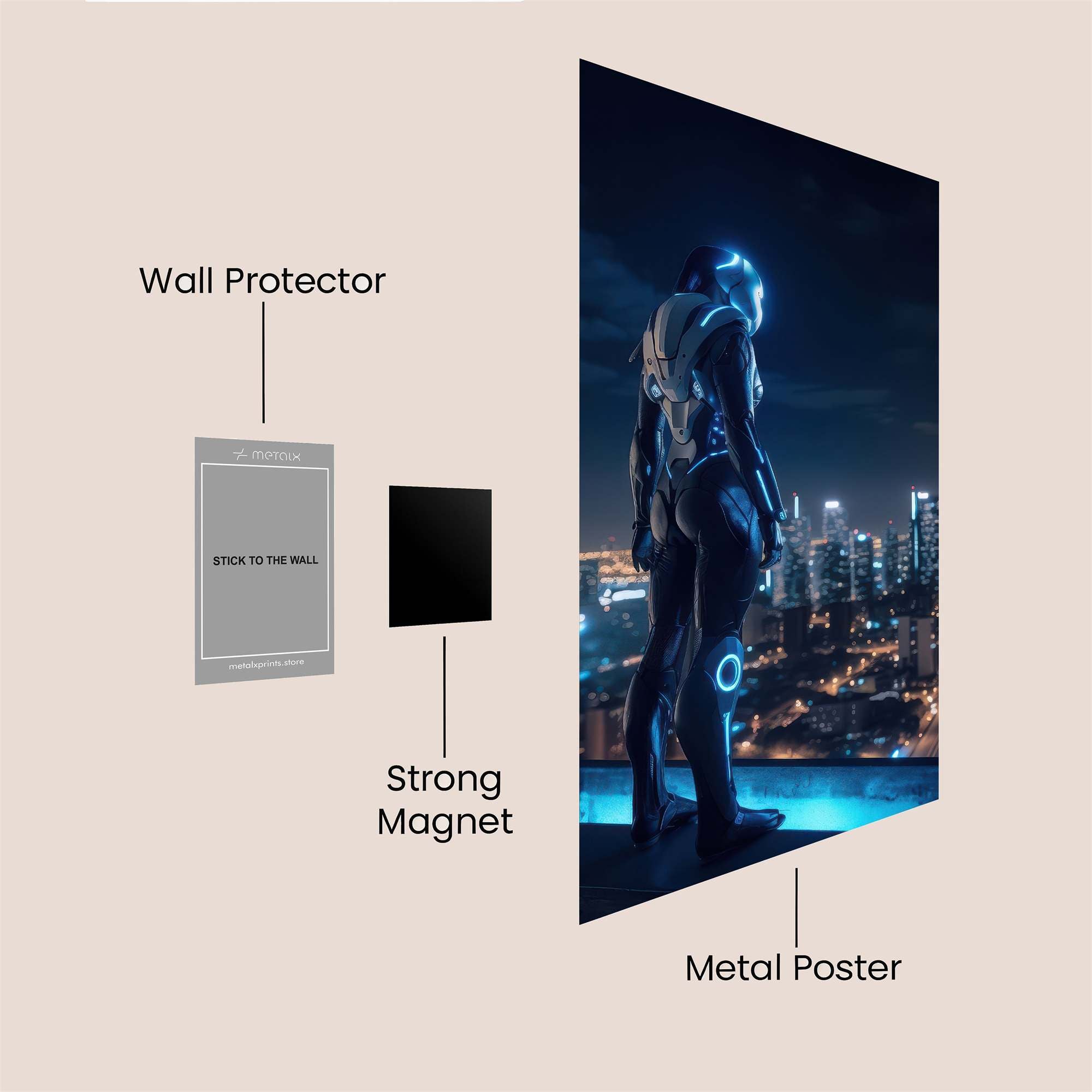 Ironclad Vigil Safe Wall Magnetic / M