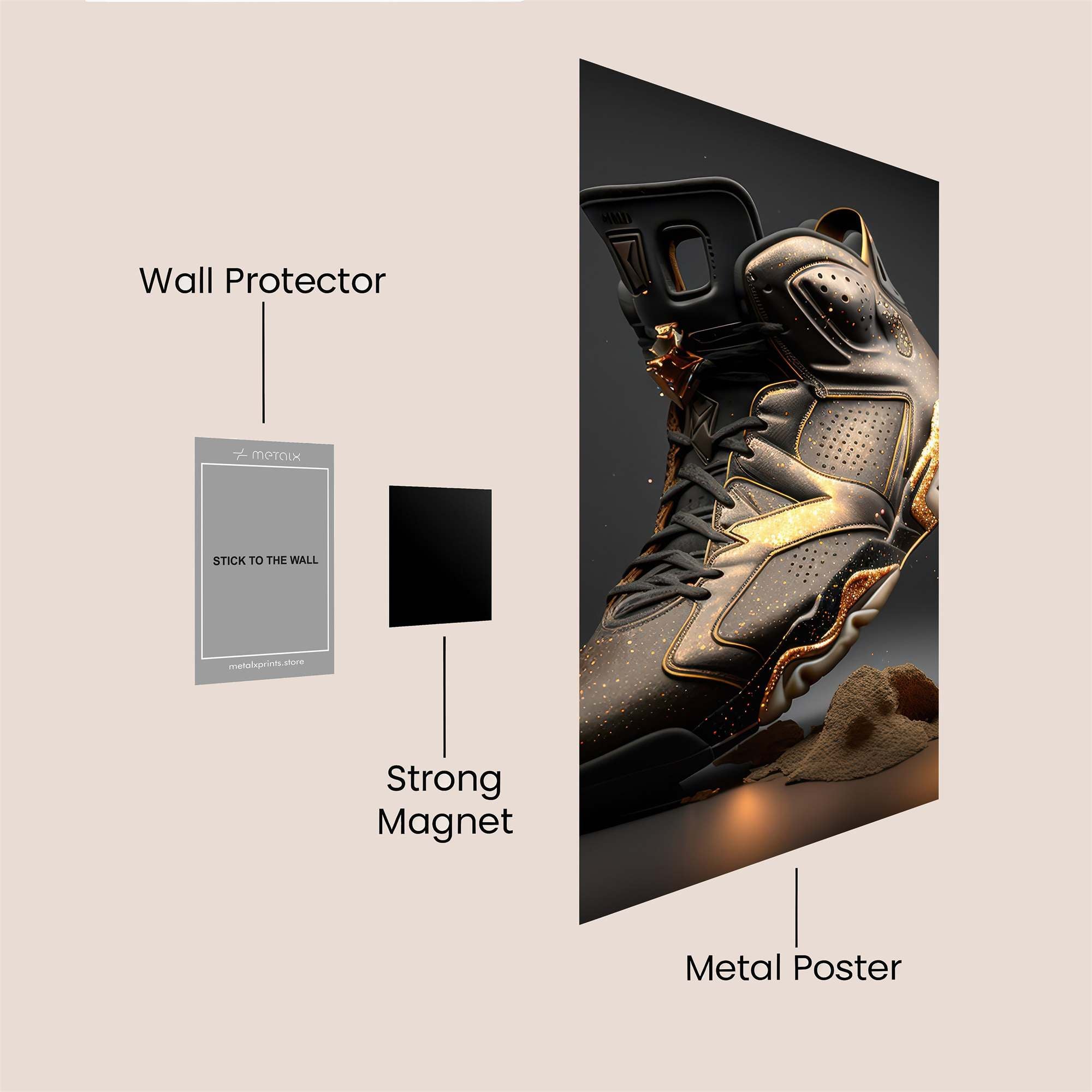 Jordan Majestic Safe Wall Magnetic / M
