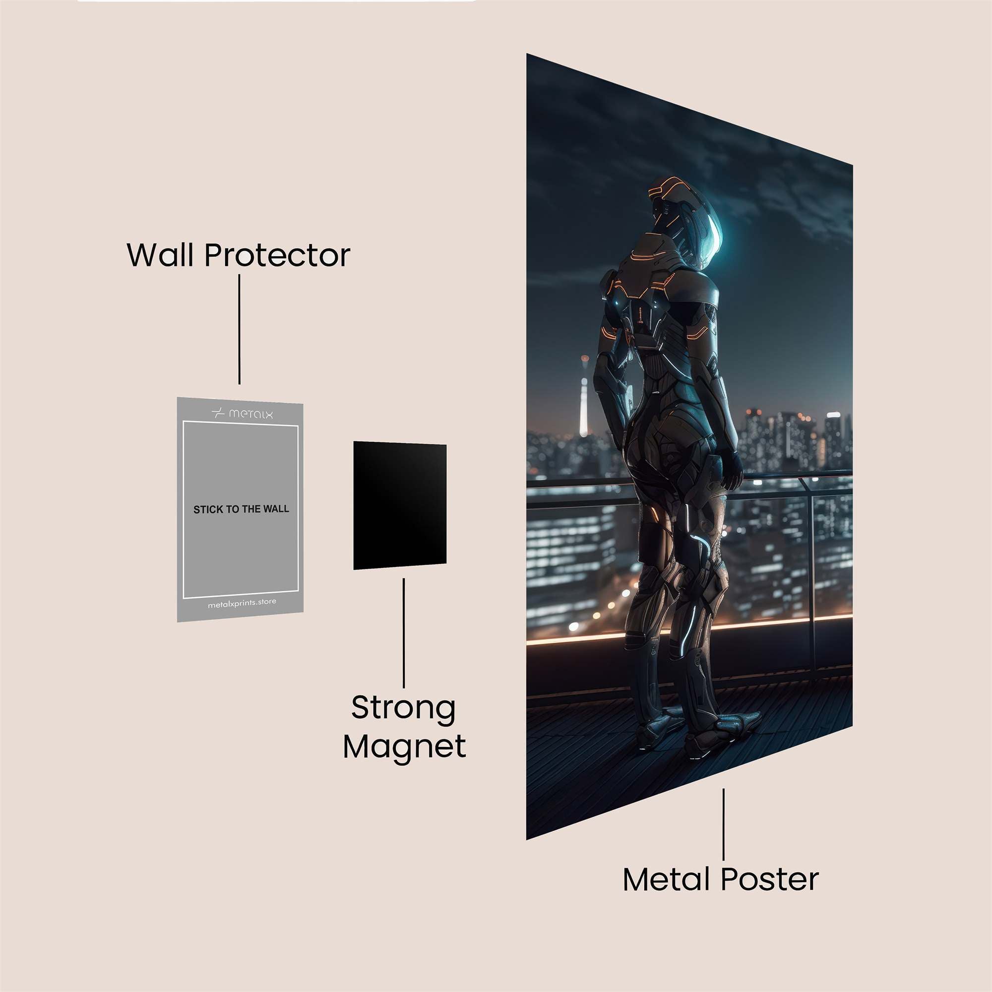 IronGuardian Safe Wall Magnetic / M