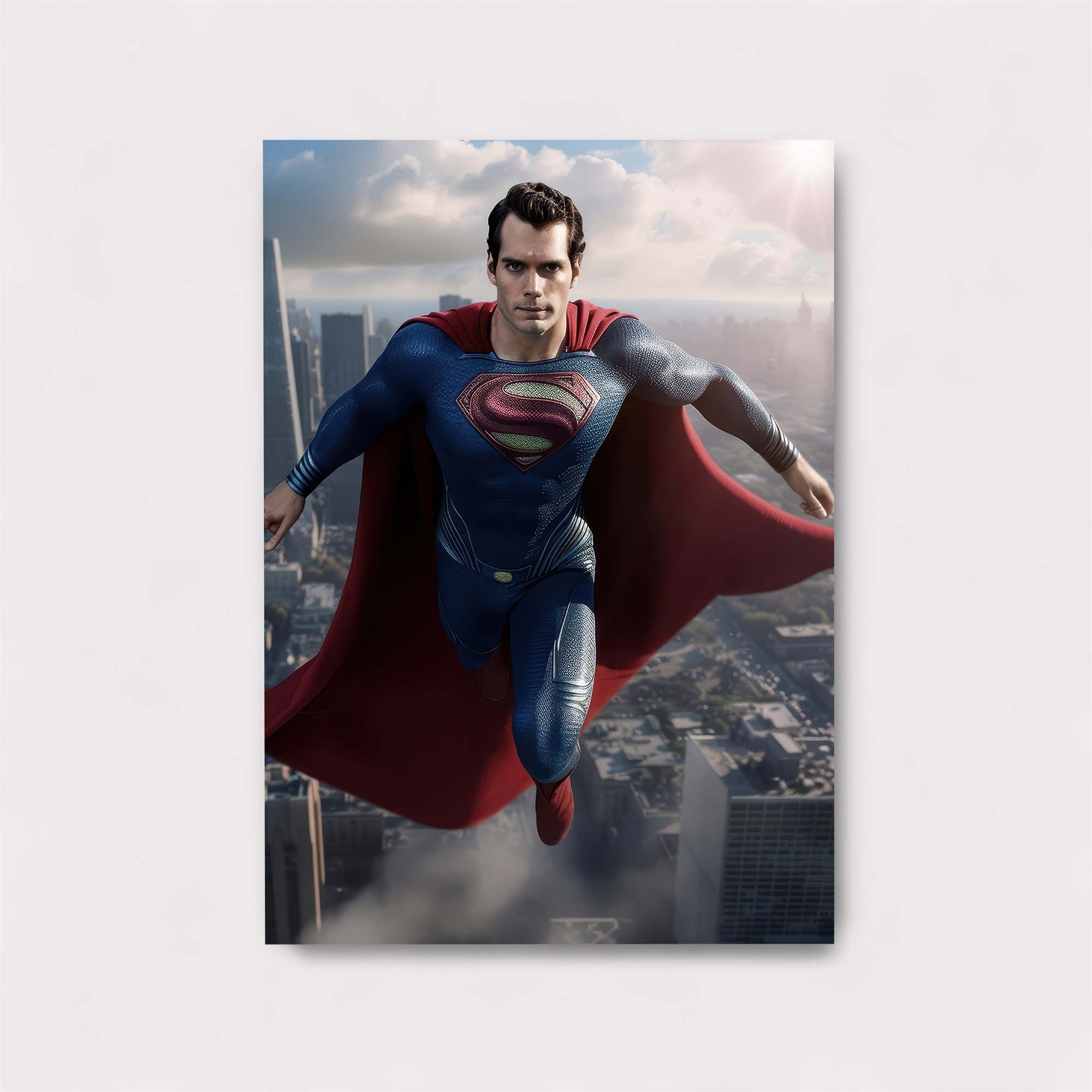 Superman Soaring Safe Wall Magnetic / M