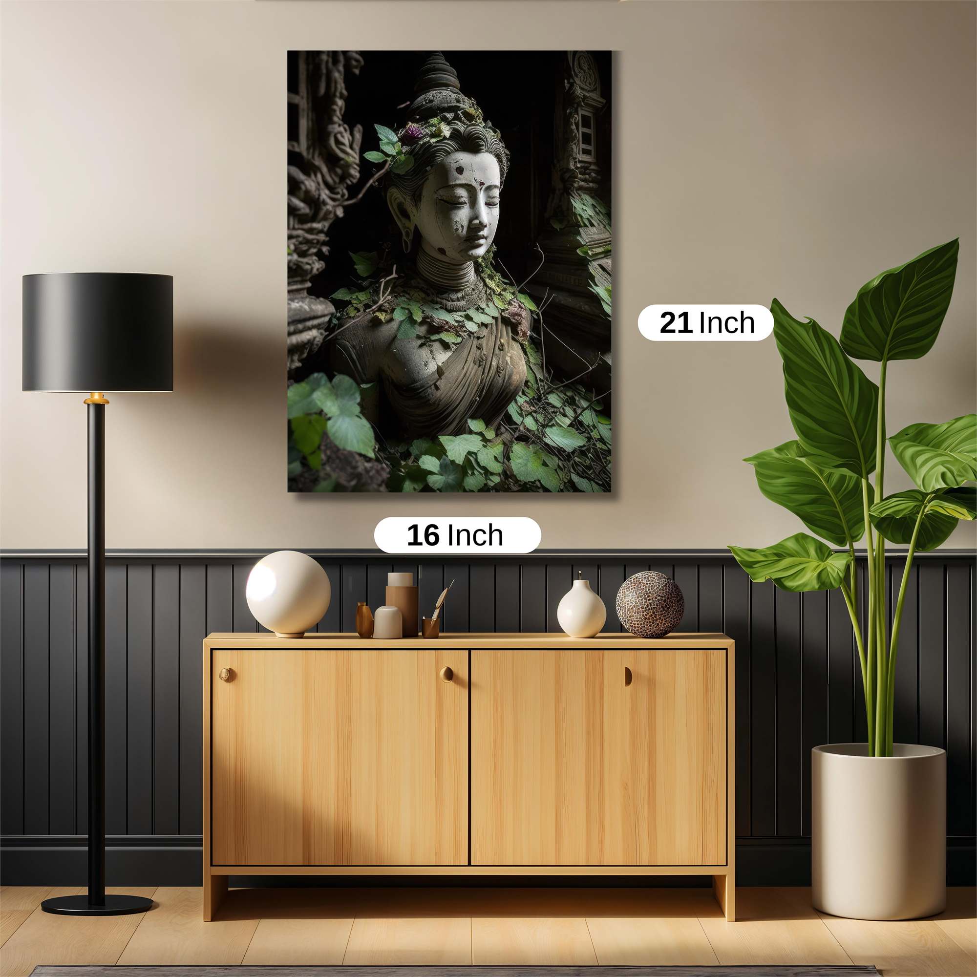 Buddha Overgrown Safe Wall Magnetic / M