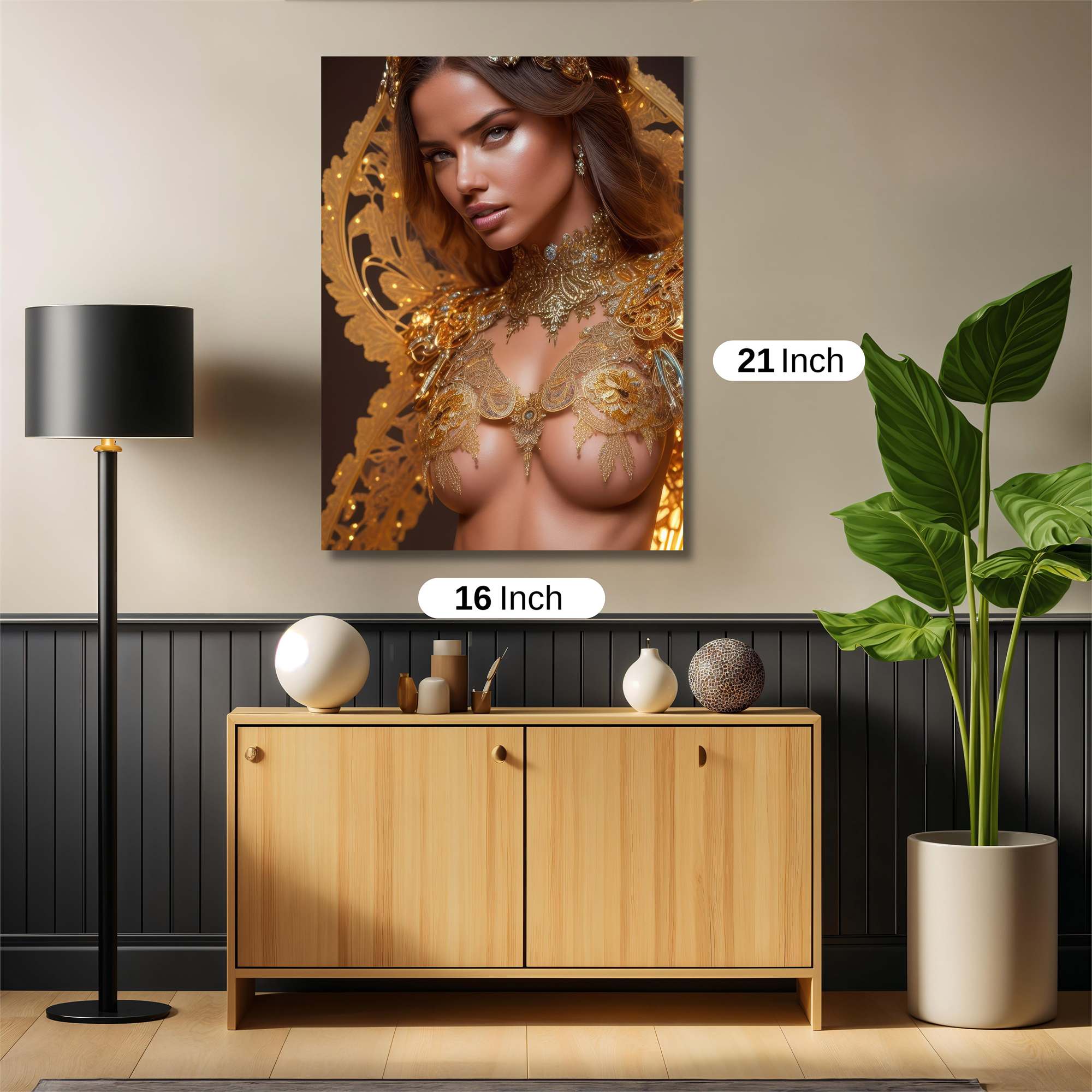 Golden Enchantment Safe Wall Magnetic / M