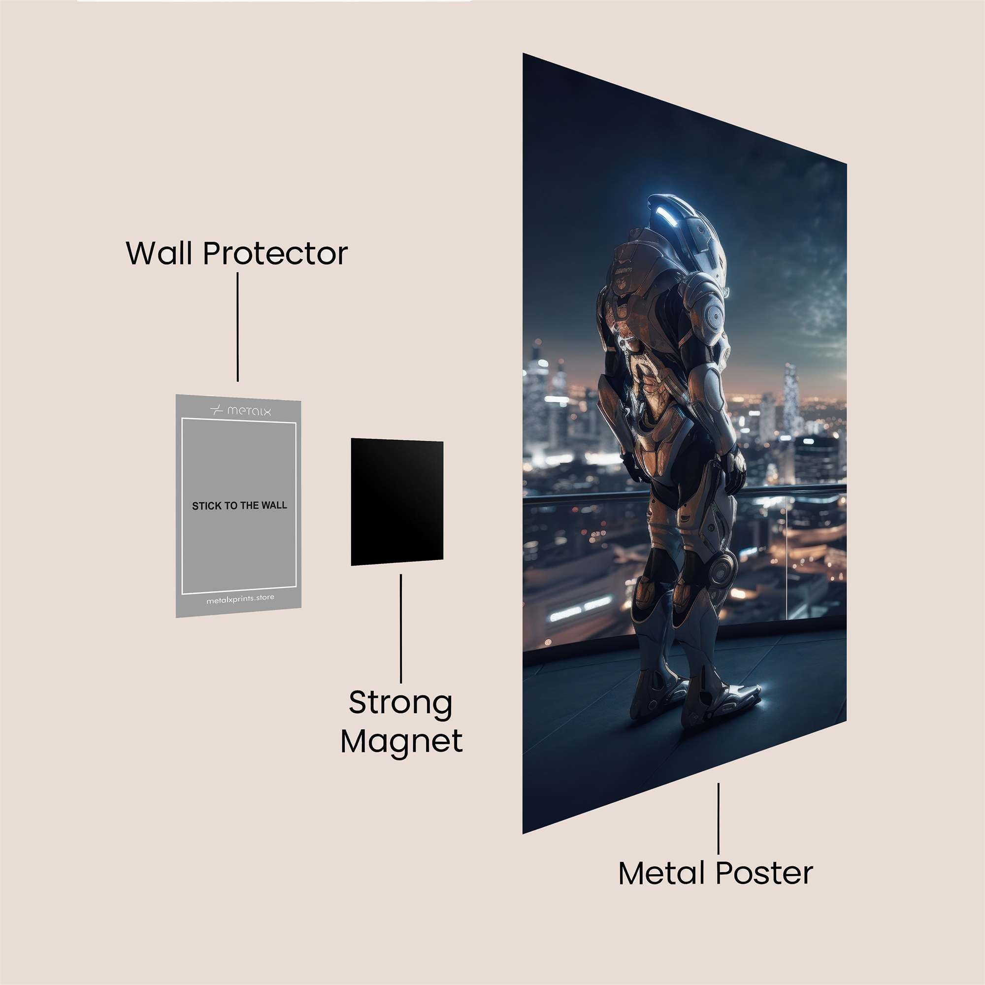 Guardian Serene Safe Wall Magnetic / M