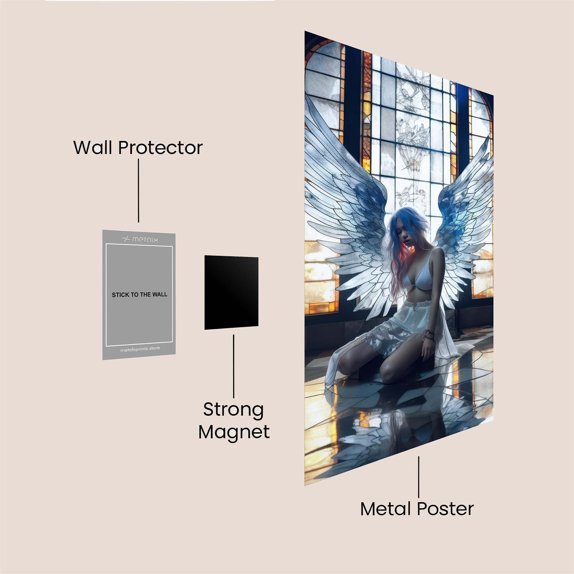 Angel Reverie Safe Wall Magnetic / M