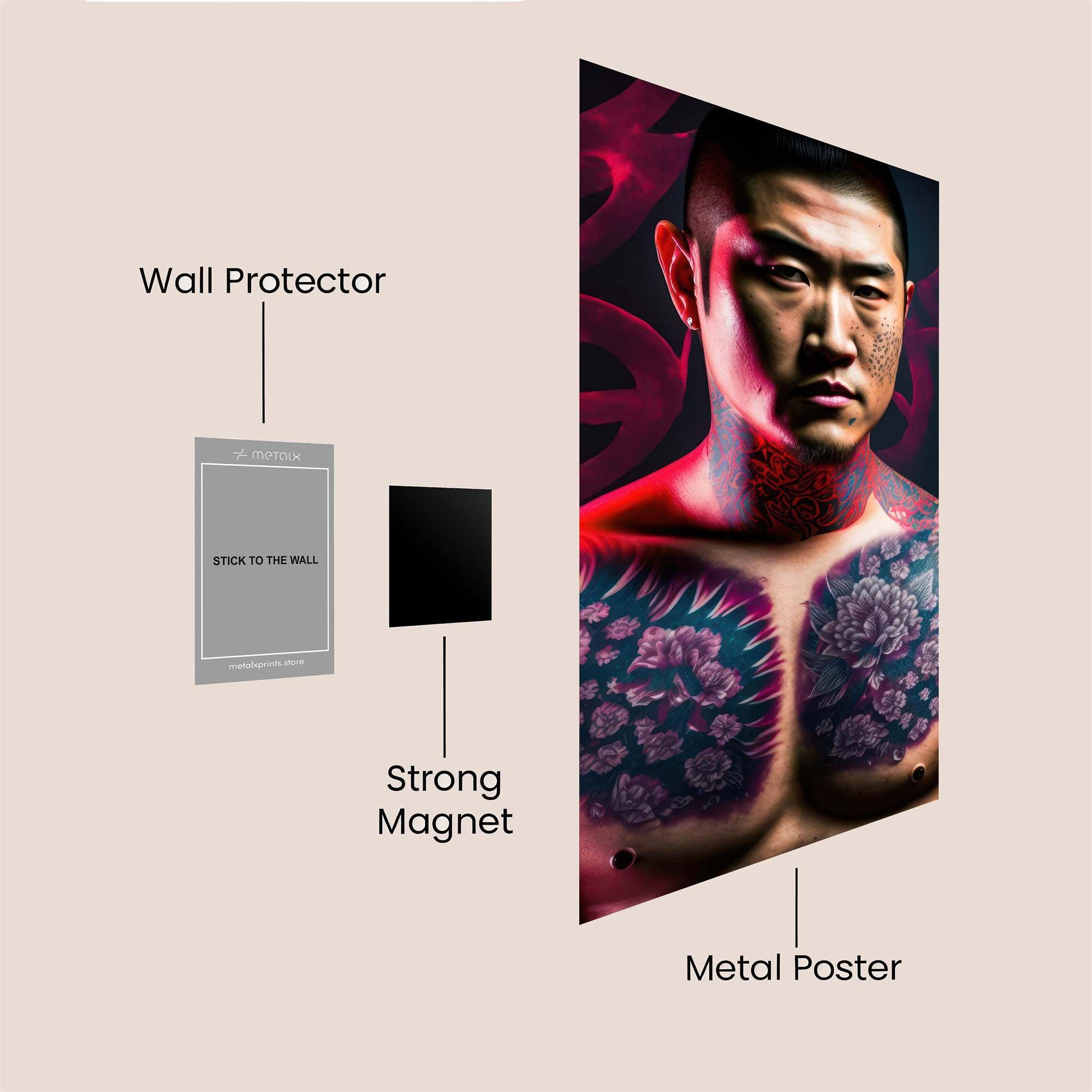 Tattoo Intense Safe Wall Magnetic / M