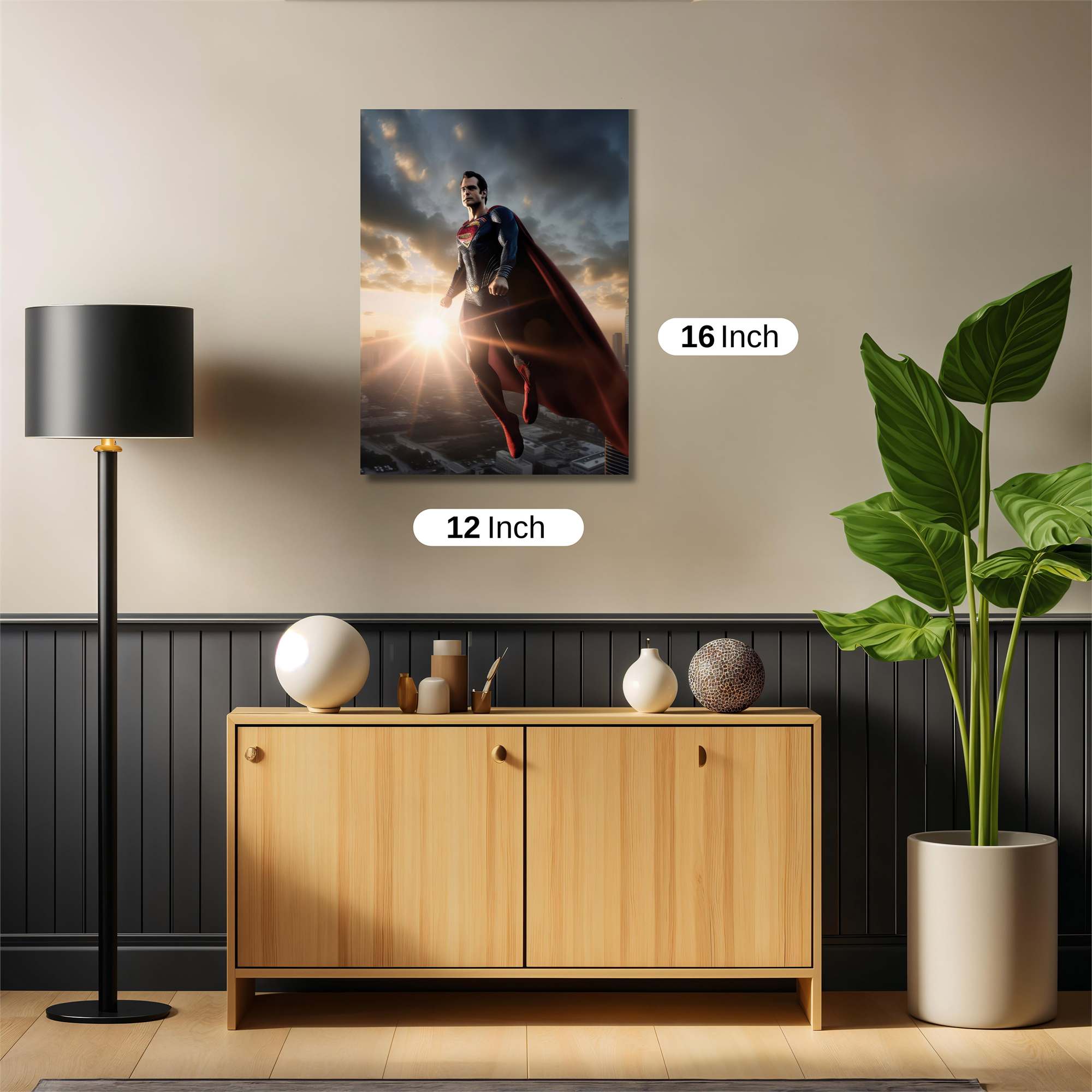 Superman Dawn Safe Wall Magnetic / M