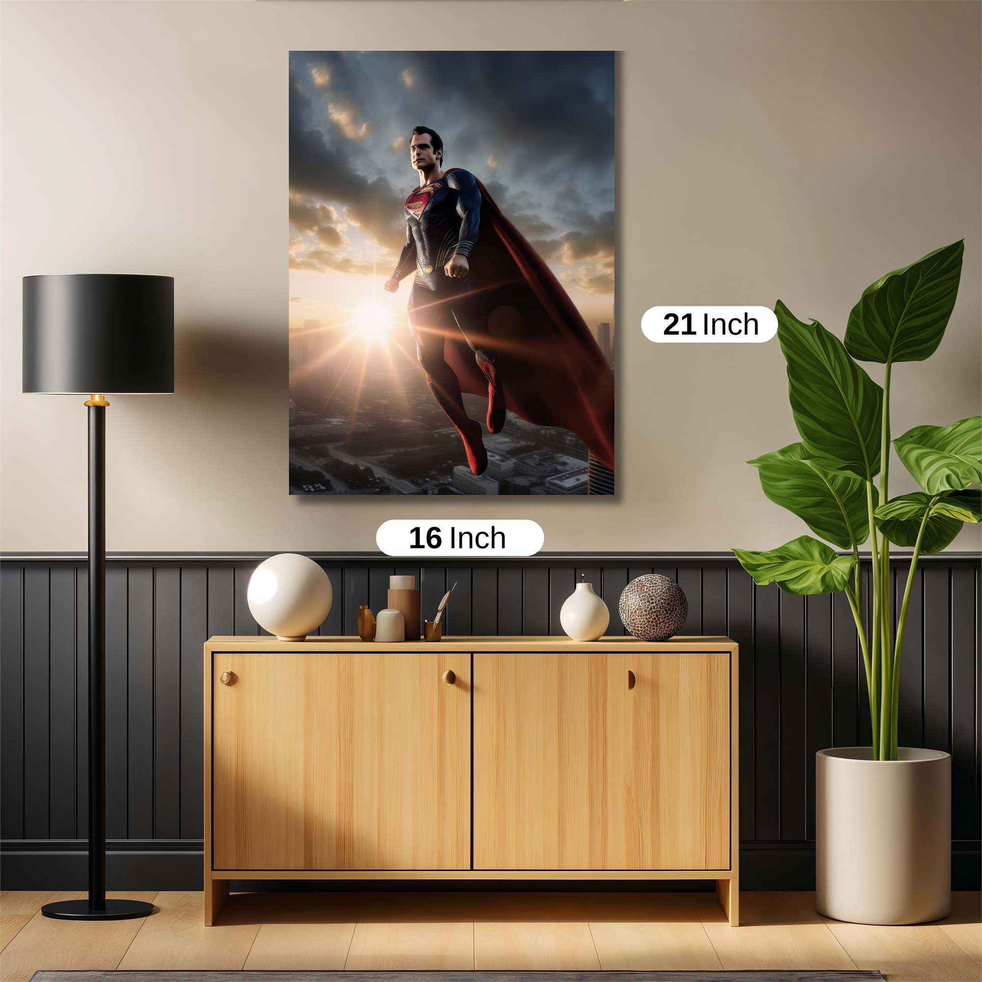 Superman Dawn Safe Wall Magnetic / M
