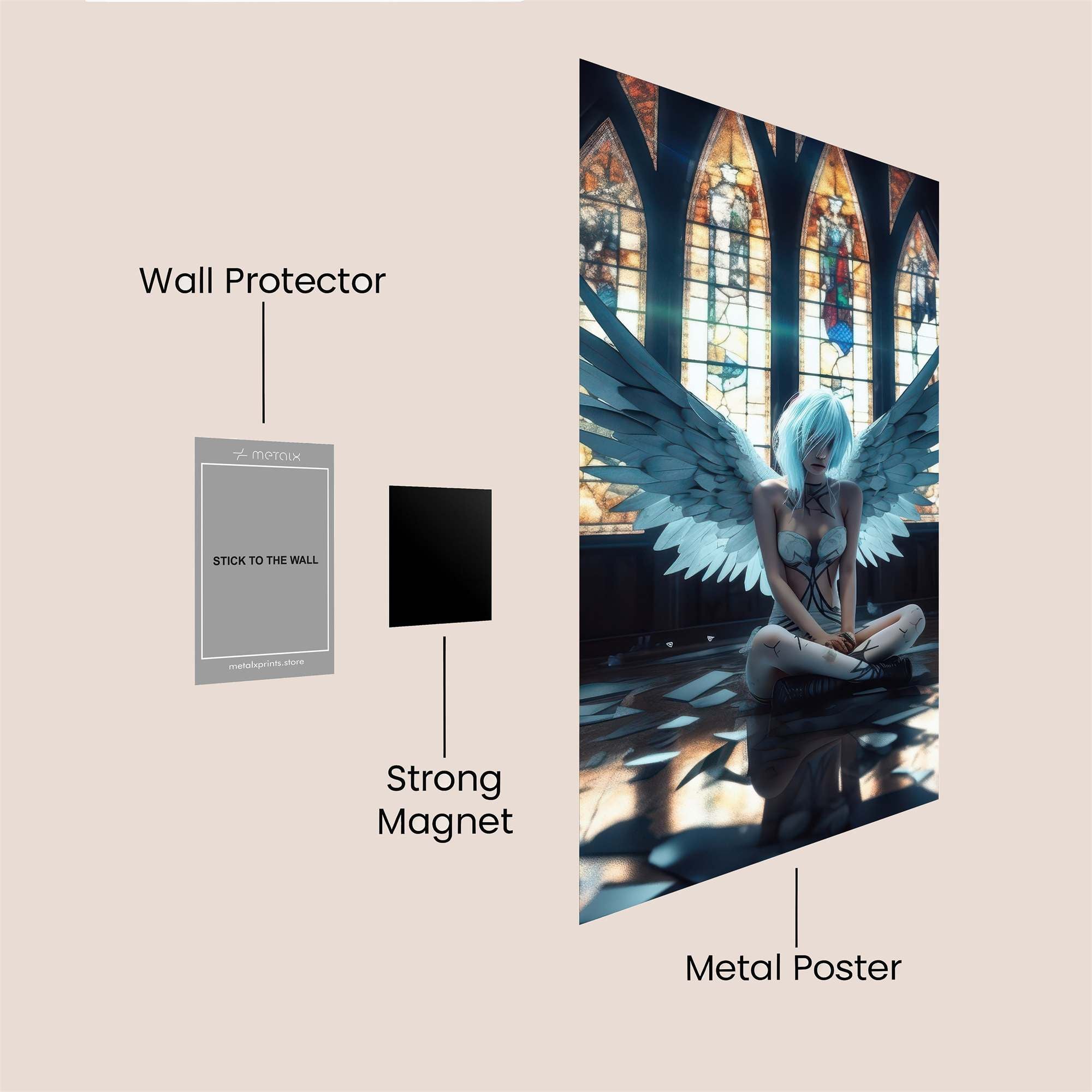 Angel Despair Safe Wall Magnetic / M
