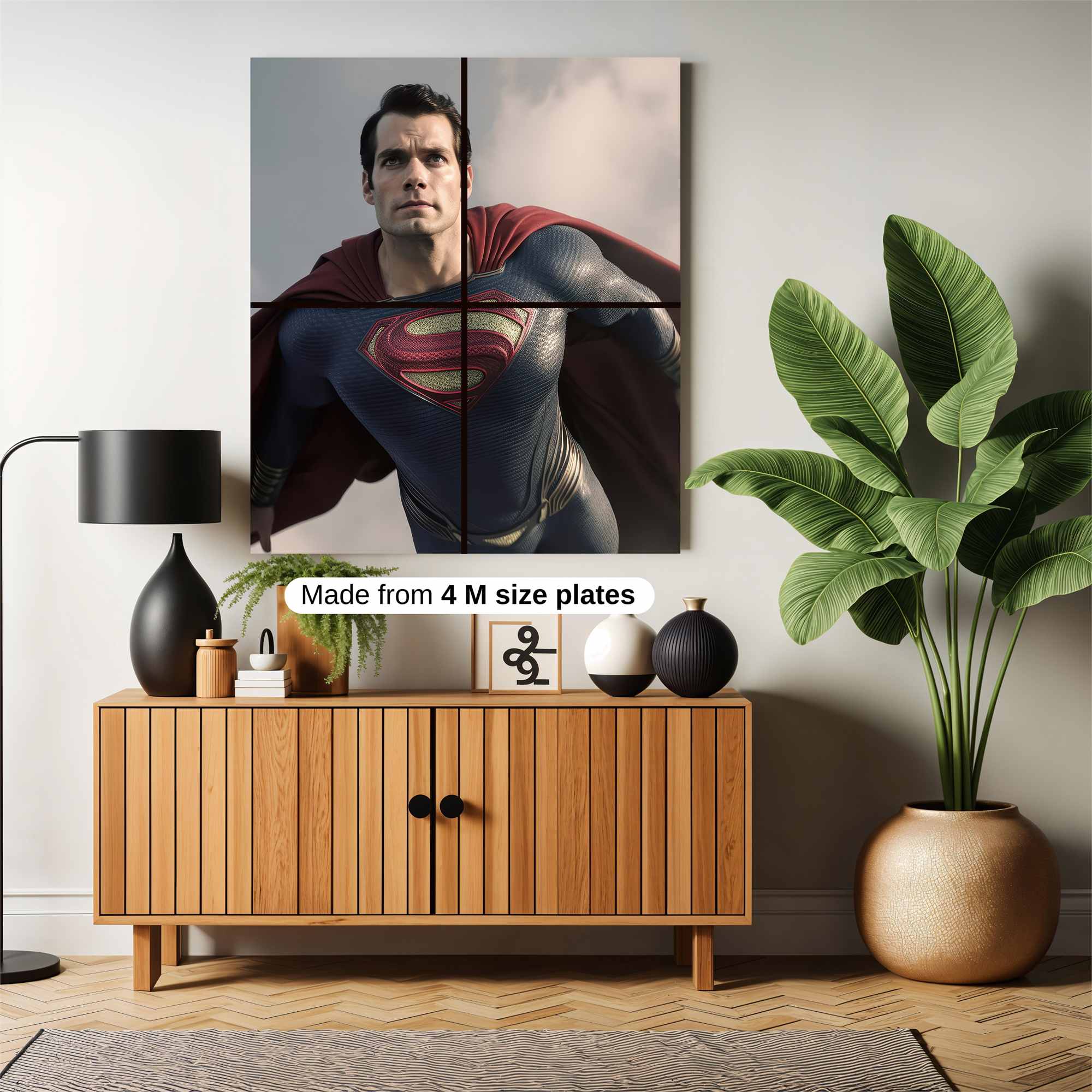 Superman Triumphant Safe Wall Magnetic / M