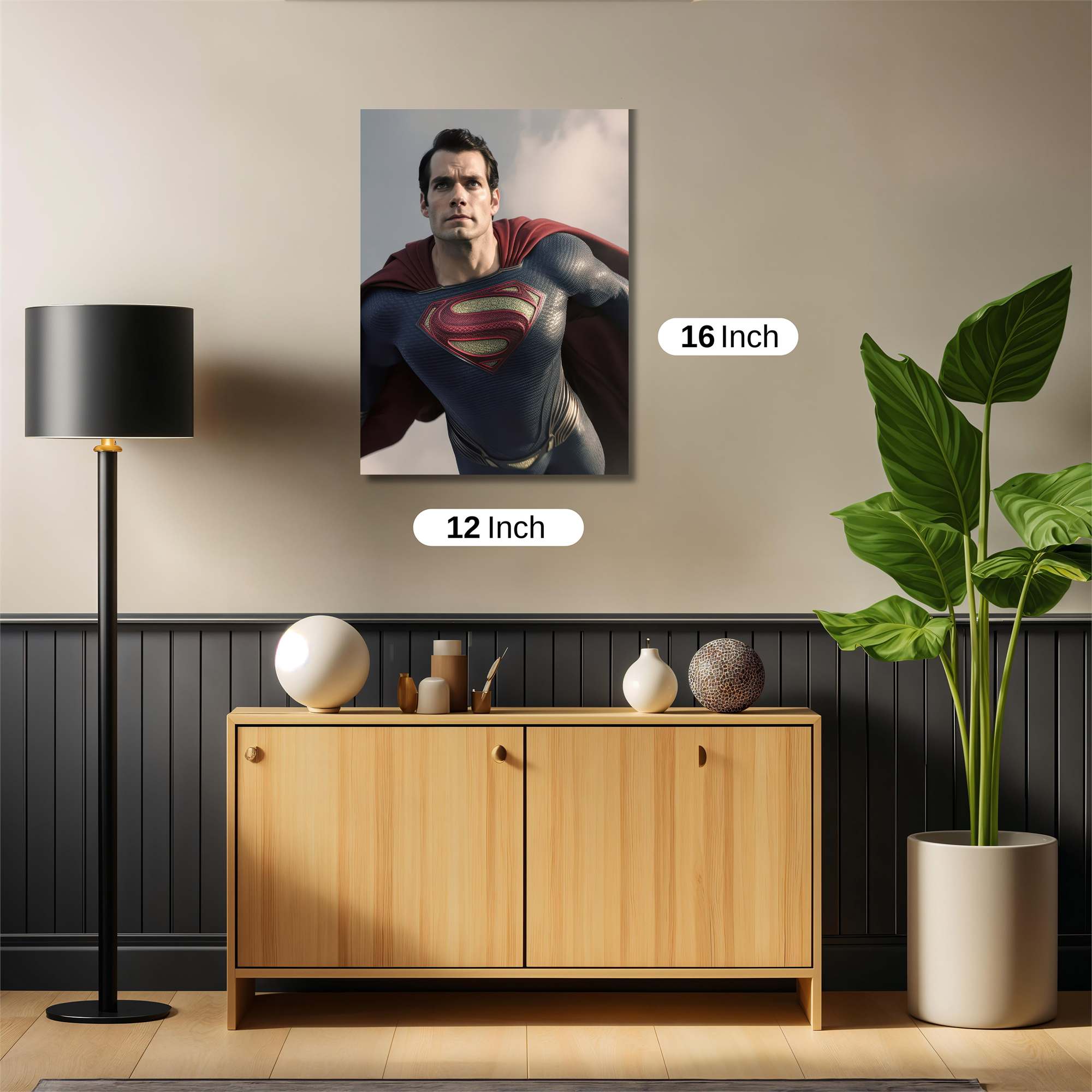 Superman Triumphant Safe Wall Magnetic / M