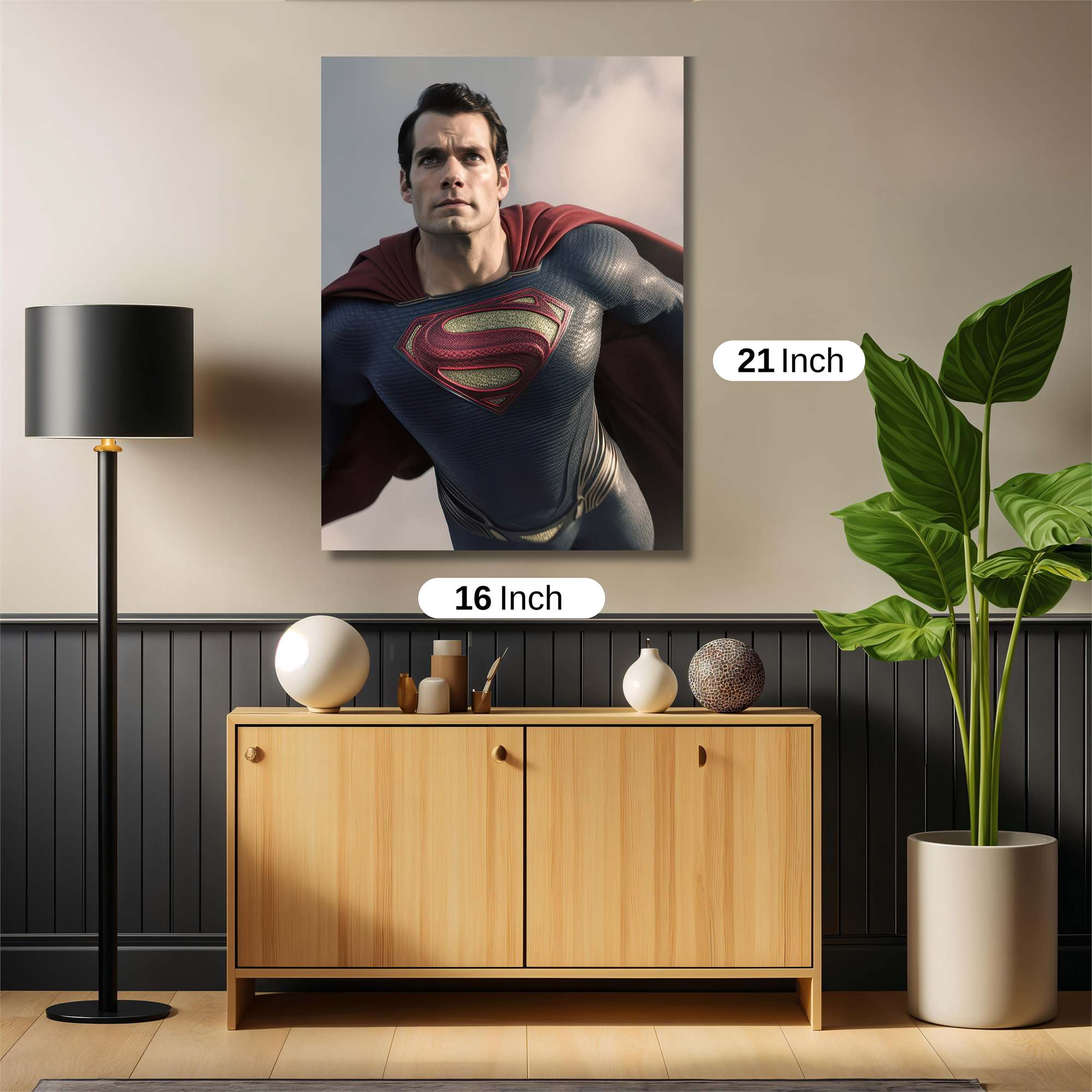Superman Triumphant Safe Wall Magnetic / M