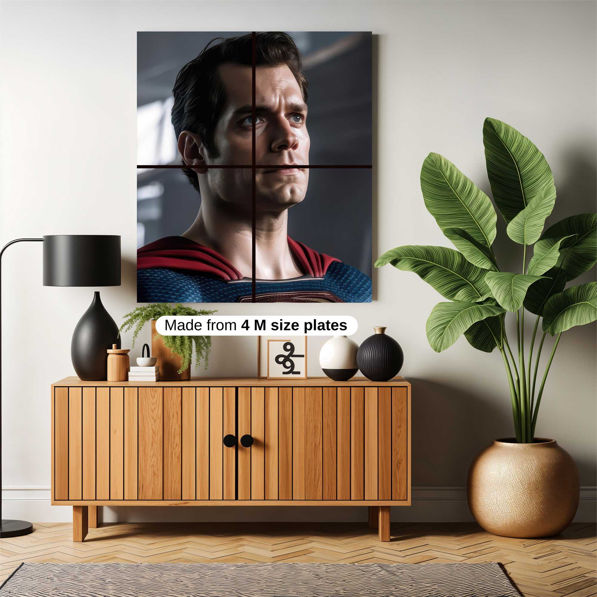 Superman Contemplative Safe Wall Magnetic / M