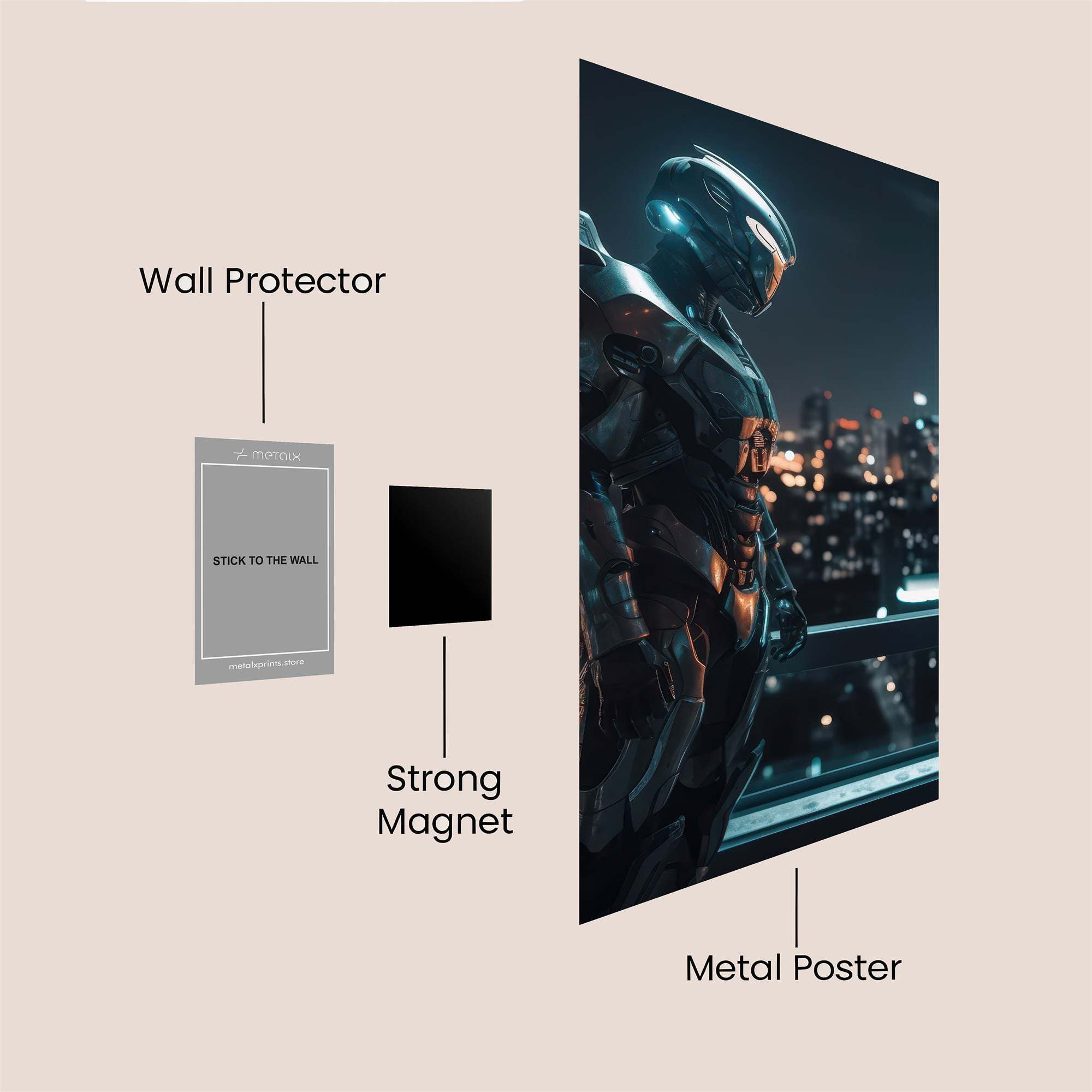 War Machine Contemplative Safe Wall Magnetic / M
