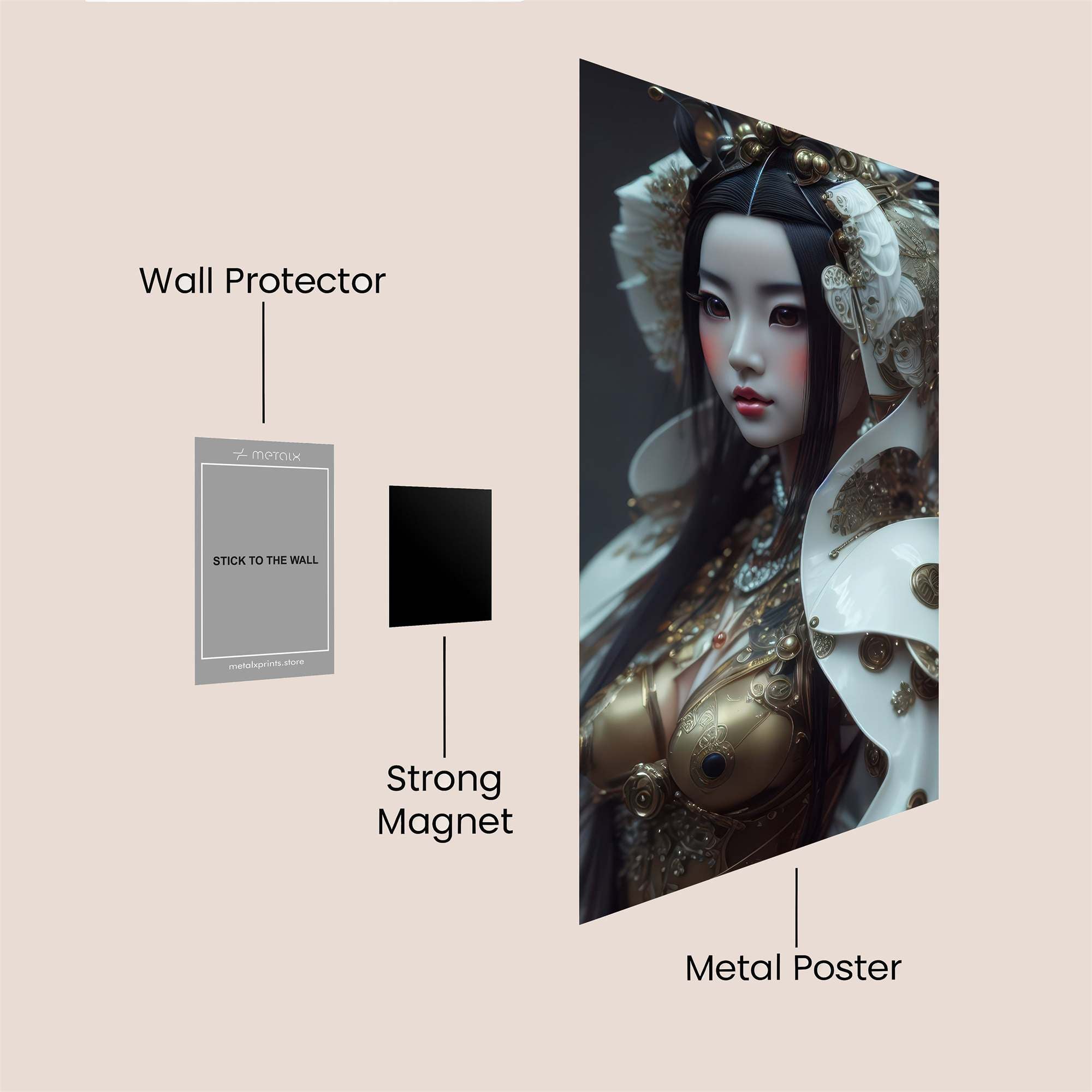 Empress Elegance Safe Wall Magnetic / M