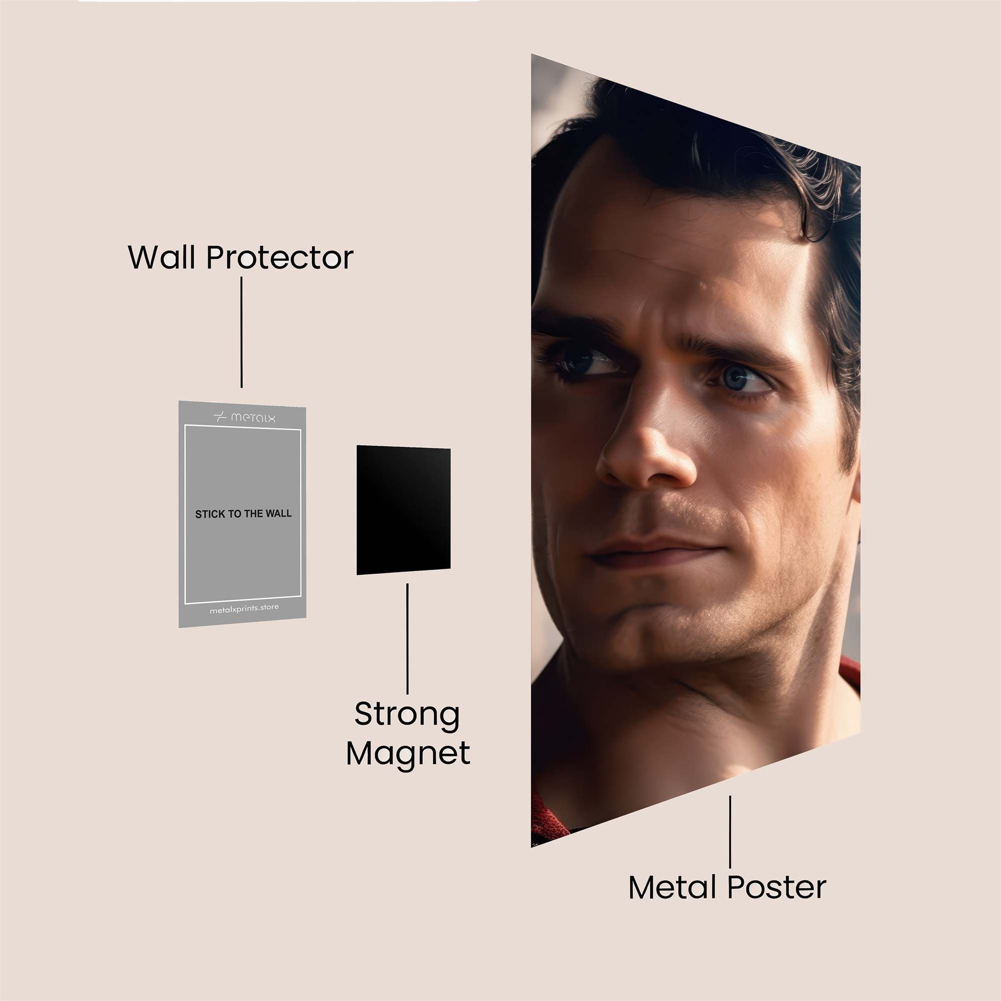 Cavill Contemplative Safe Wall Magnetic / M