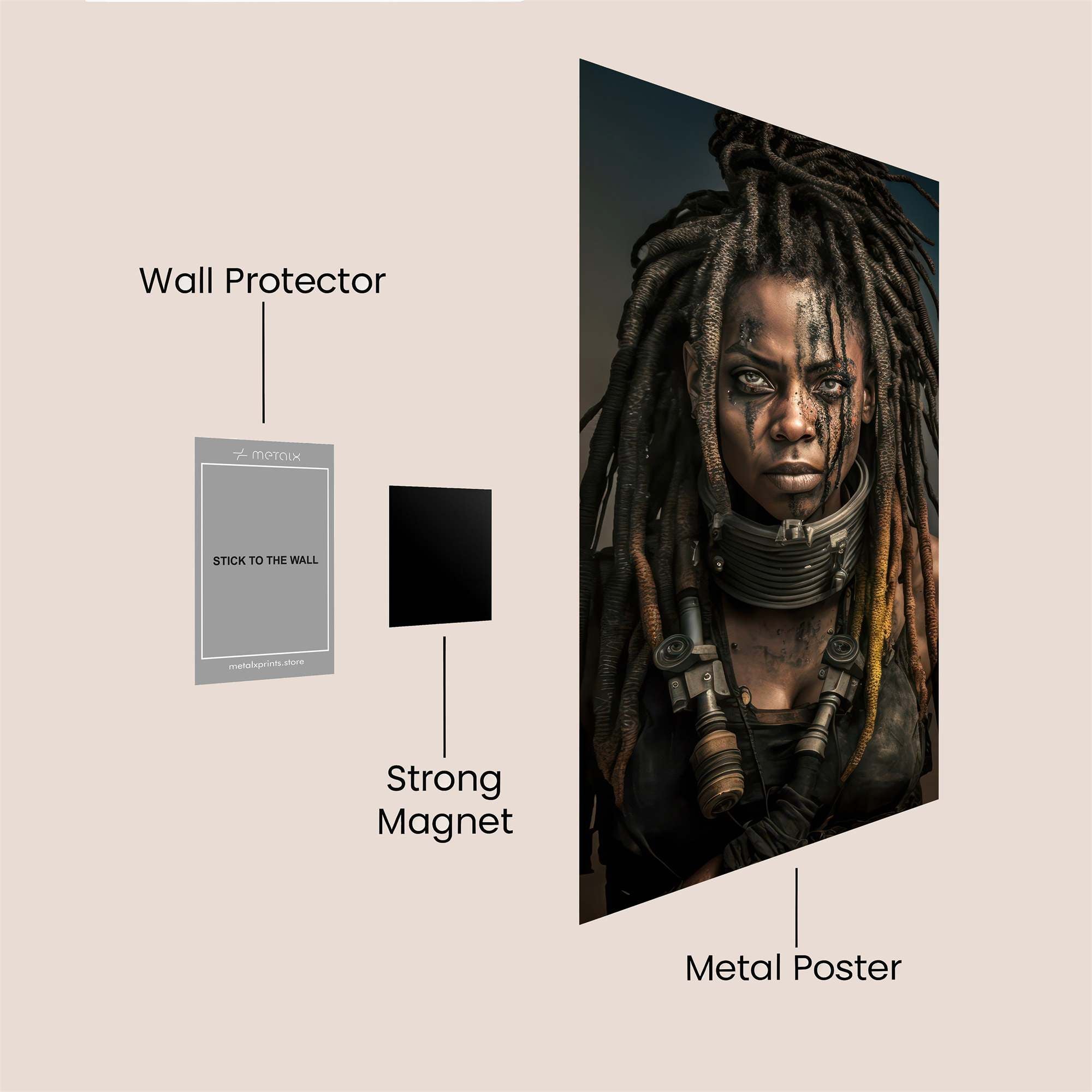 Warrior Resolute Safe Wall Magnetic / M