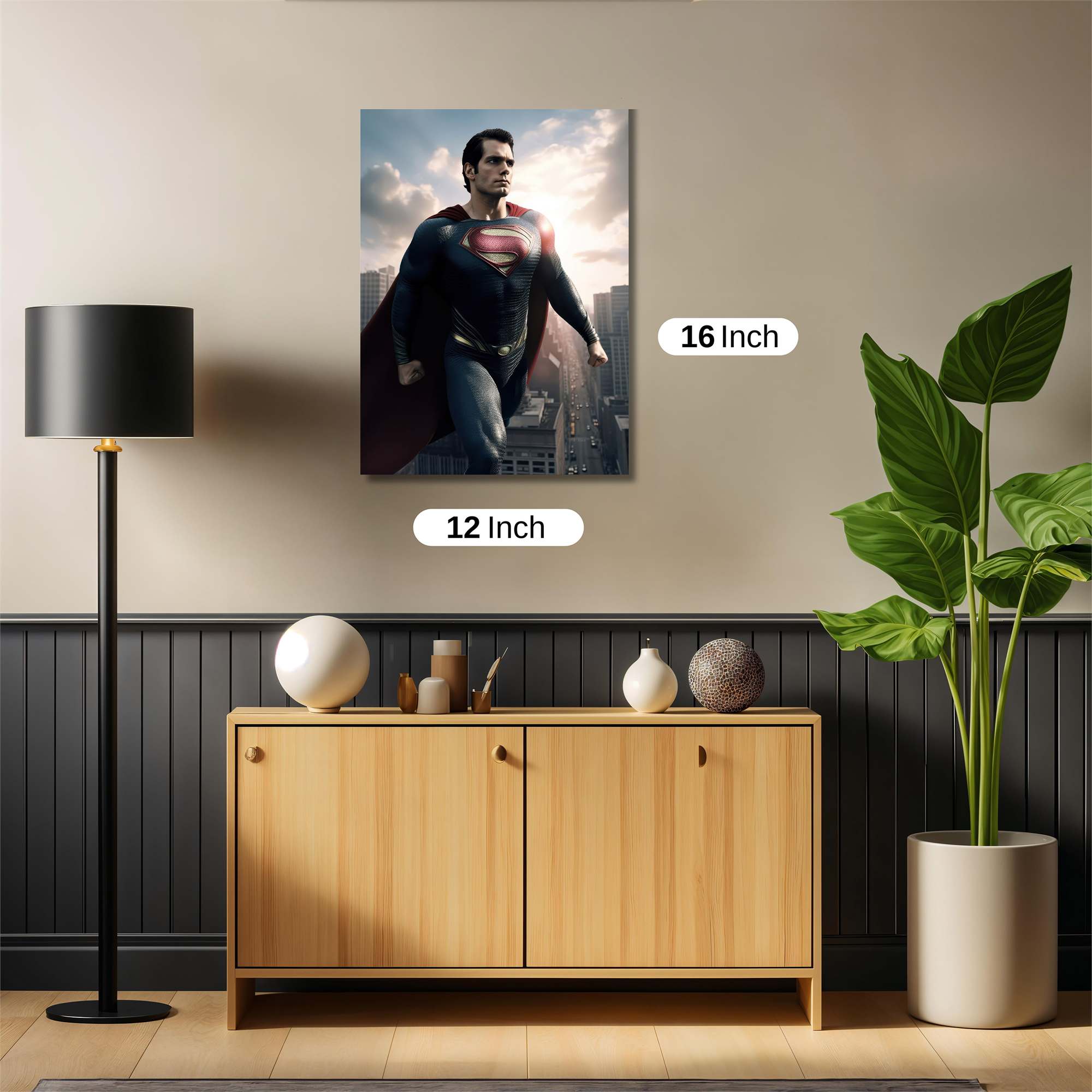 Superman Dawn Safe Wall Magnetic / M