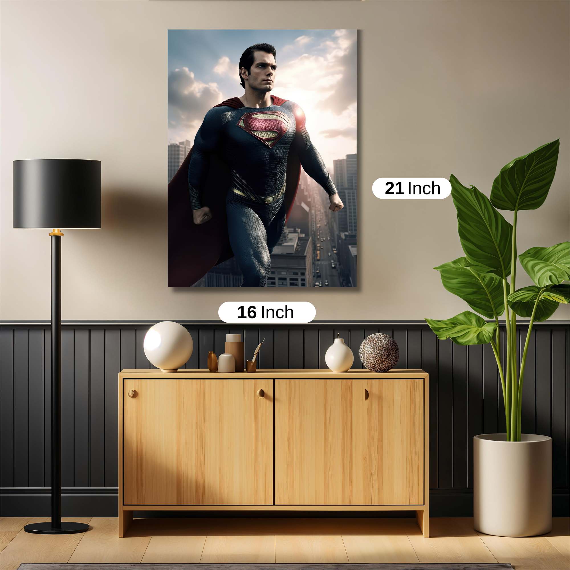 Superman Dawn Safe Wall Magnetic / M