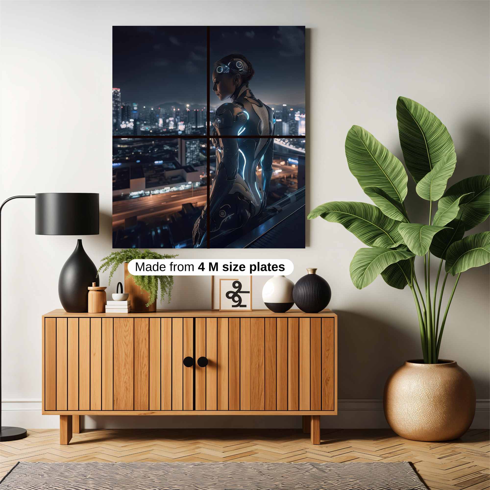 Cyber Serenity Safe Wall Magnetic / M