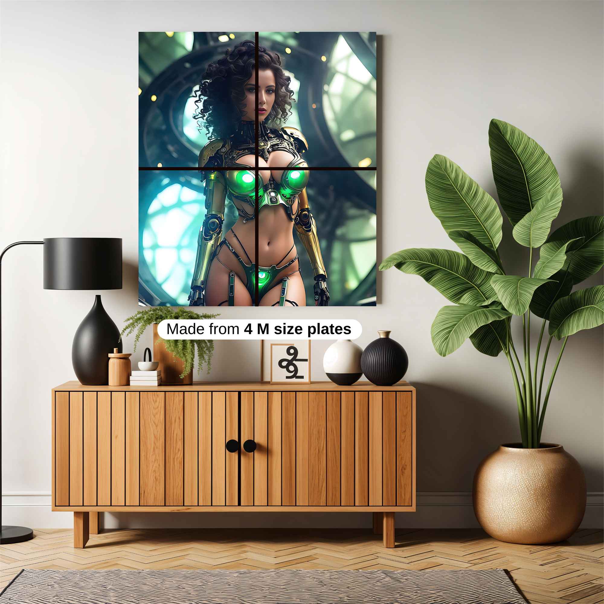 Cyber Enchantress Safe Wall Magnetic / M