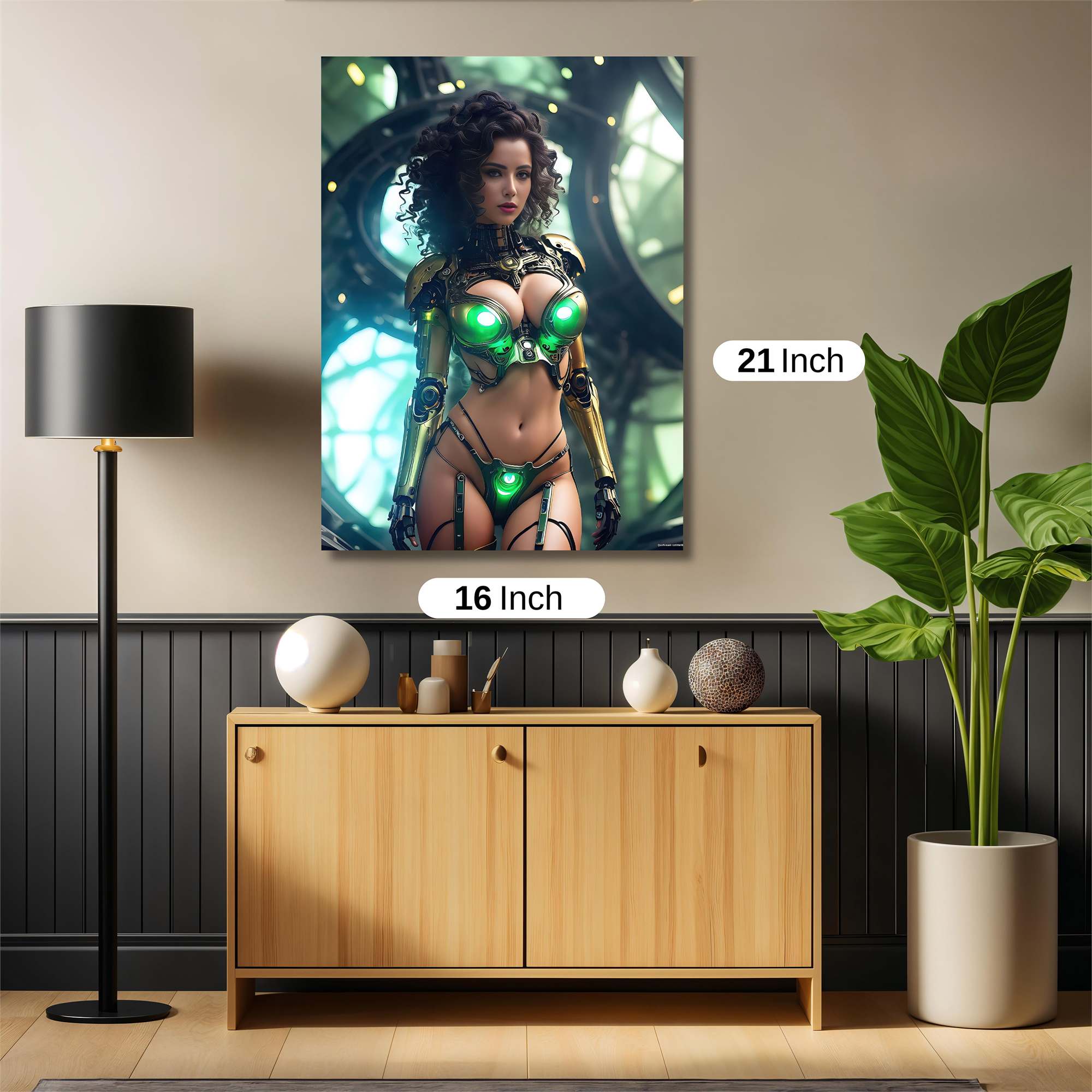 Cyber Enchantress Safe Wall Magnetic / M