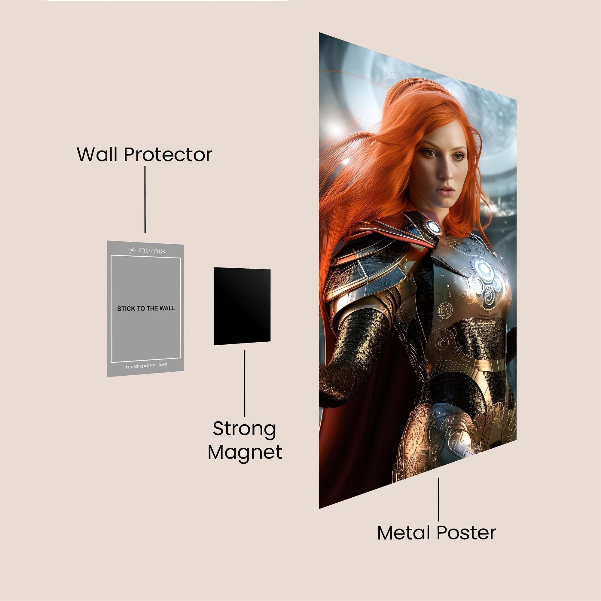 Mystic Sentinel Safe Wall Magnetic / M