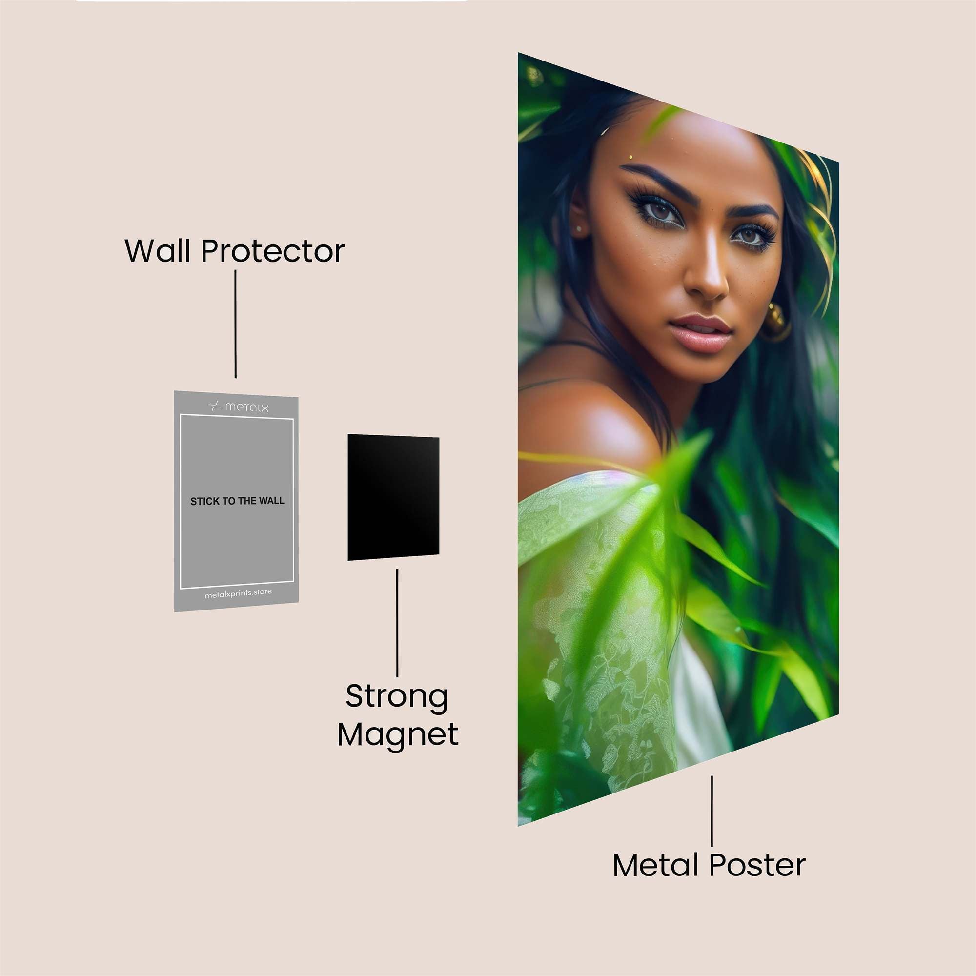 Forest Enchantress Safe Wall Magnetic / M