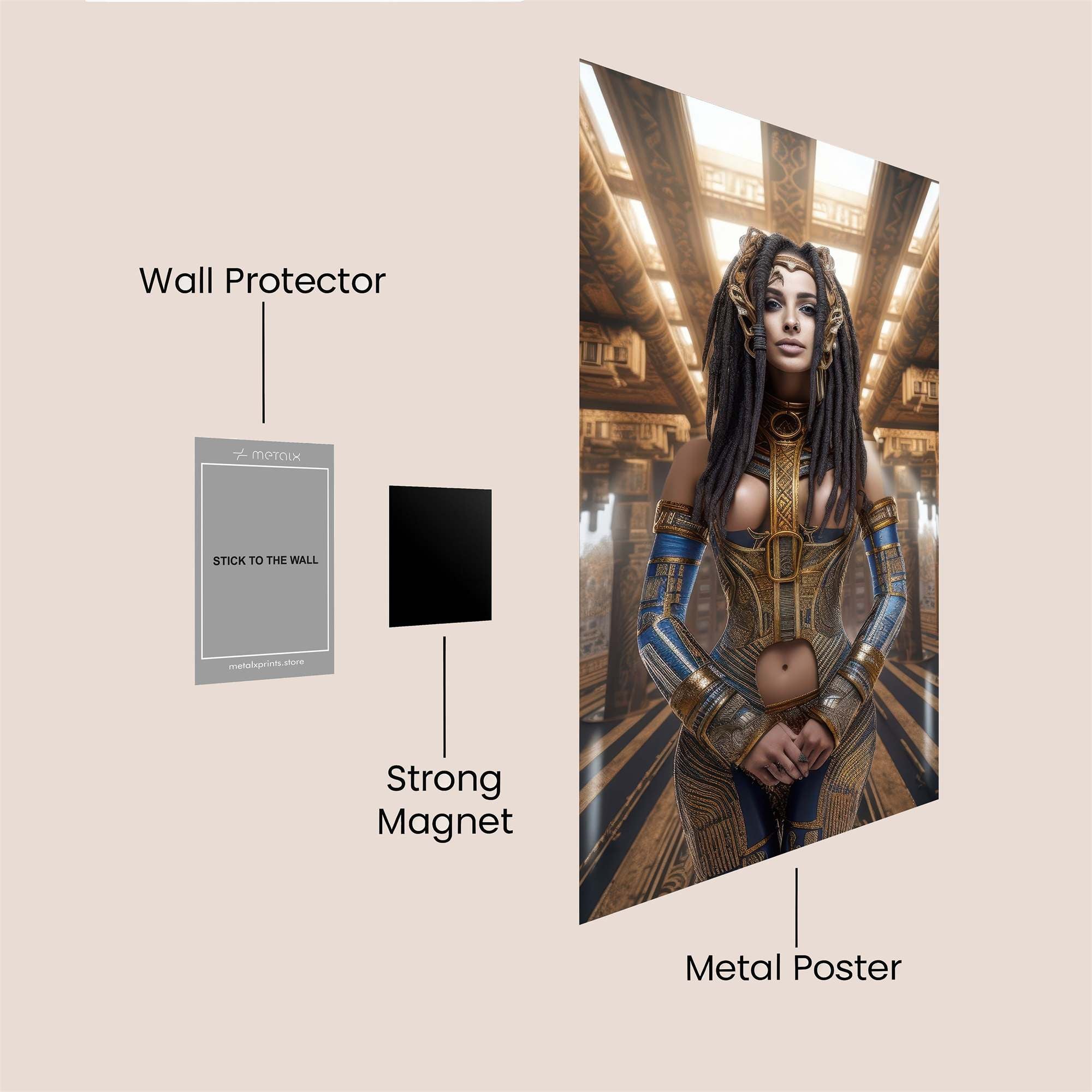 Queen Regal Safe Wall Magnetic / M
