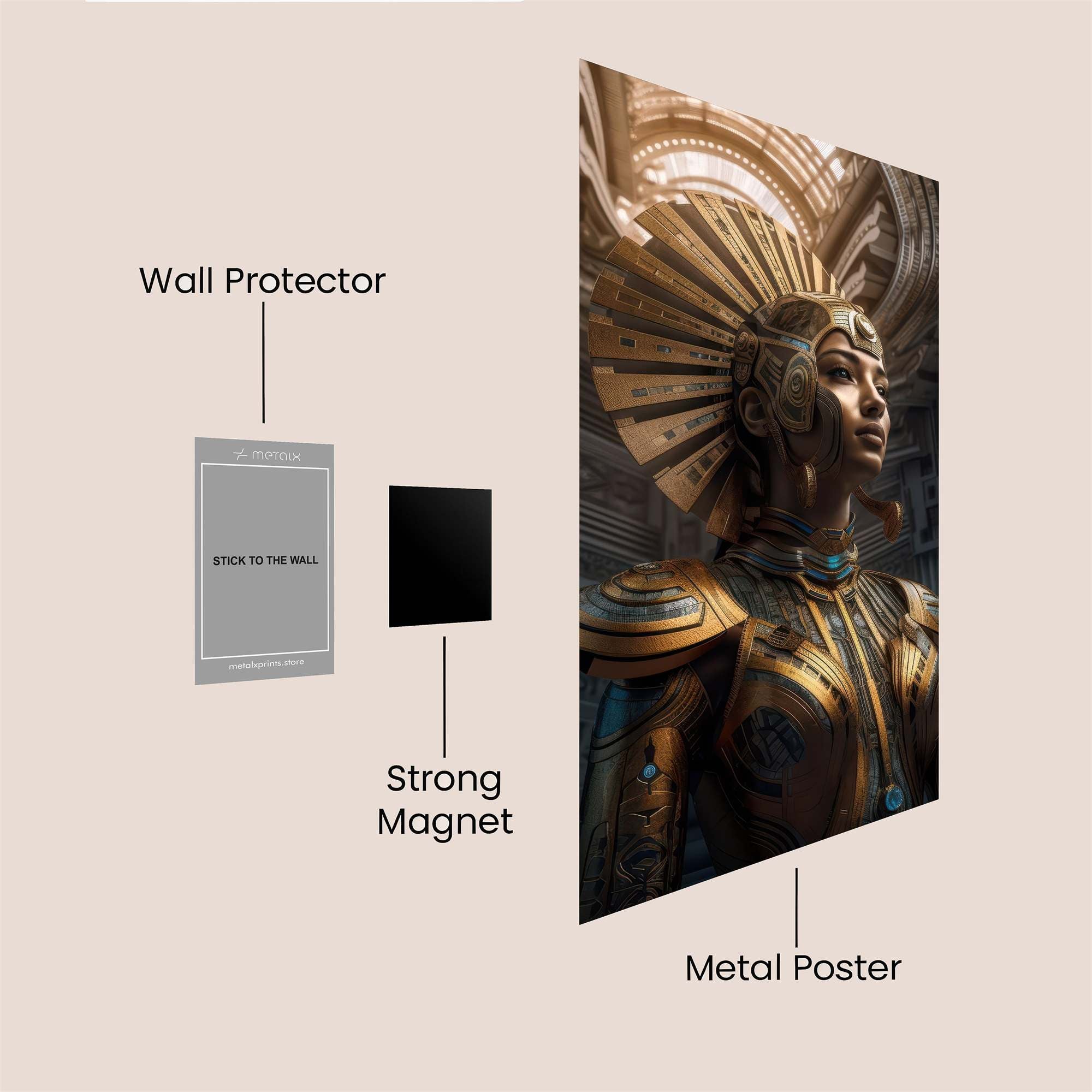 Pharaoh Radiant Safe Wall Magnetic / M