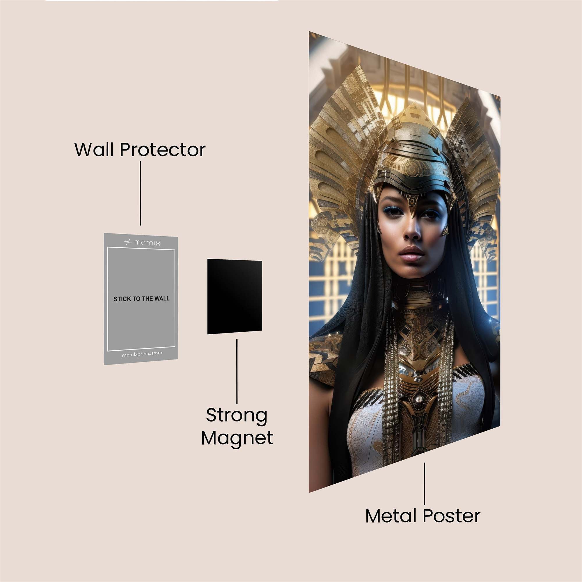Cleopatra Regal Safe Wall Magnetic / M