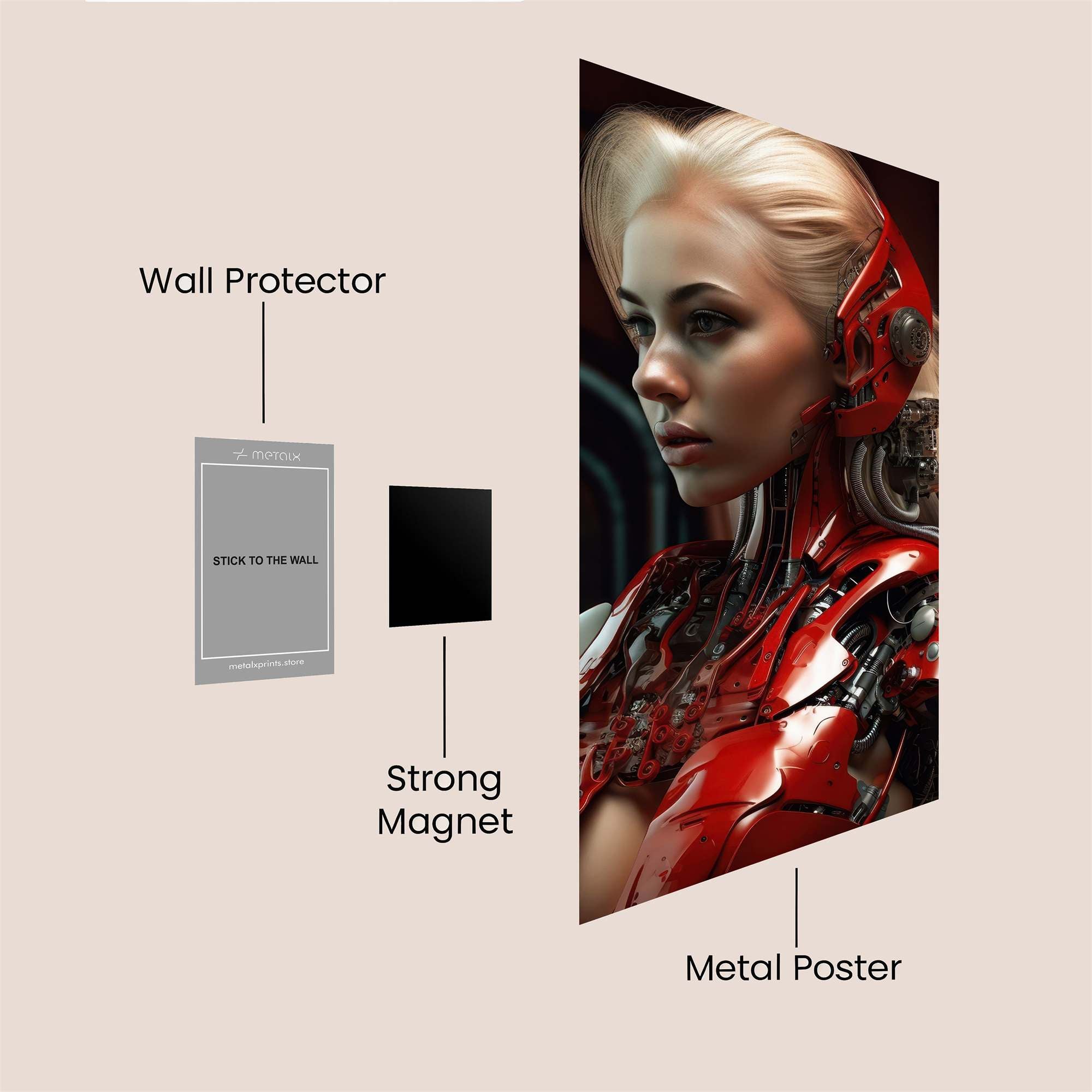 Cyber Empress Safe Wall Magnetic / M