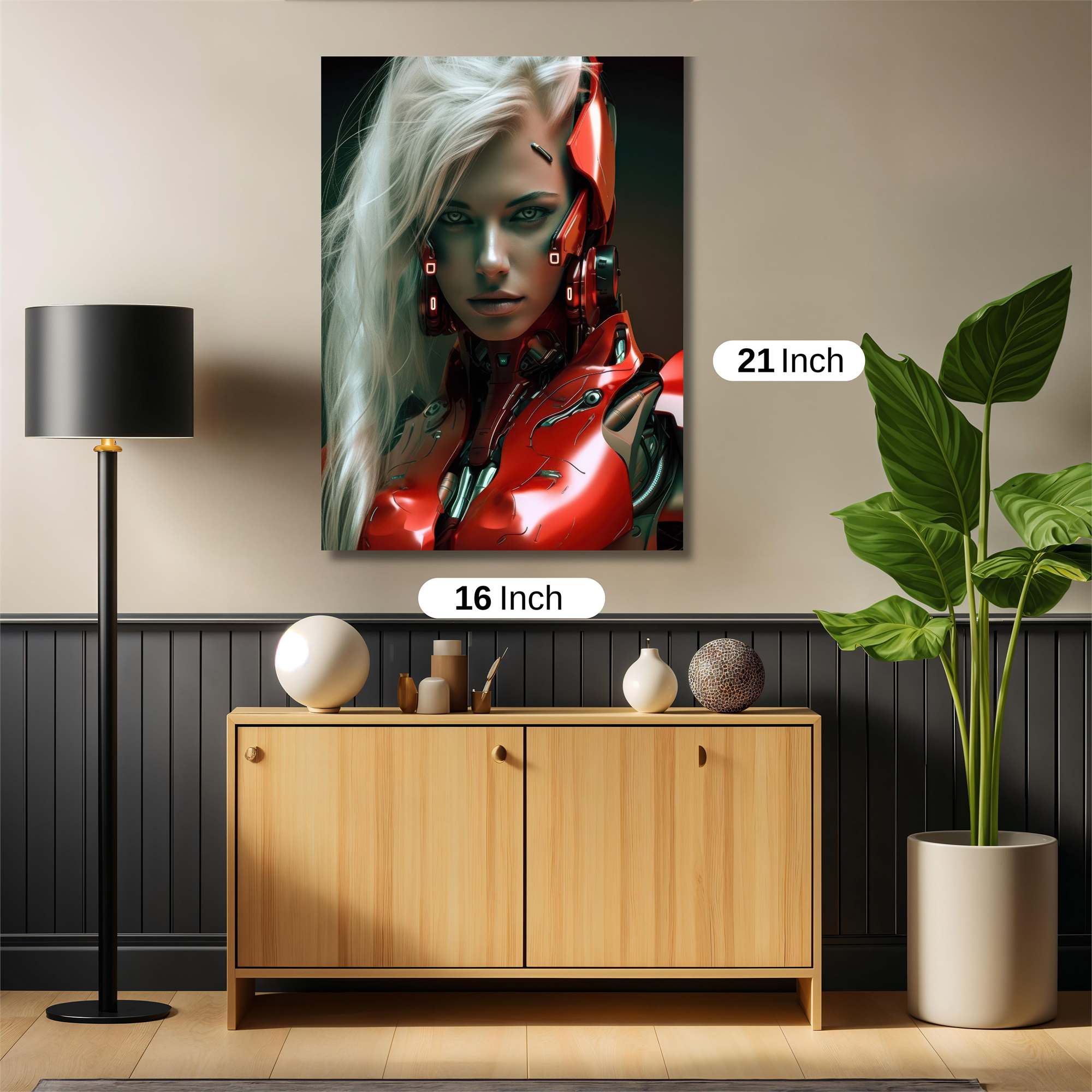 Cyber Vixen Safe Wall Magnetic / M