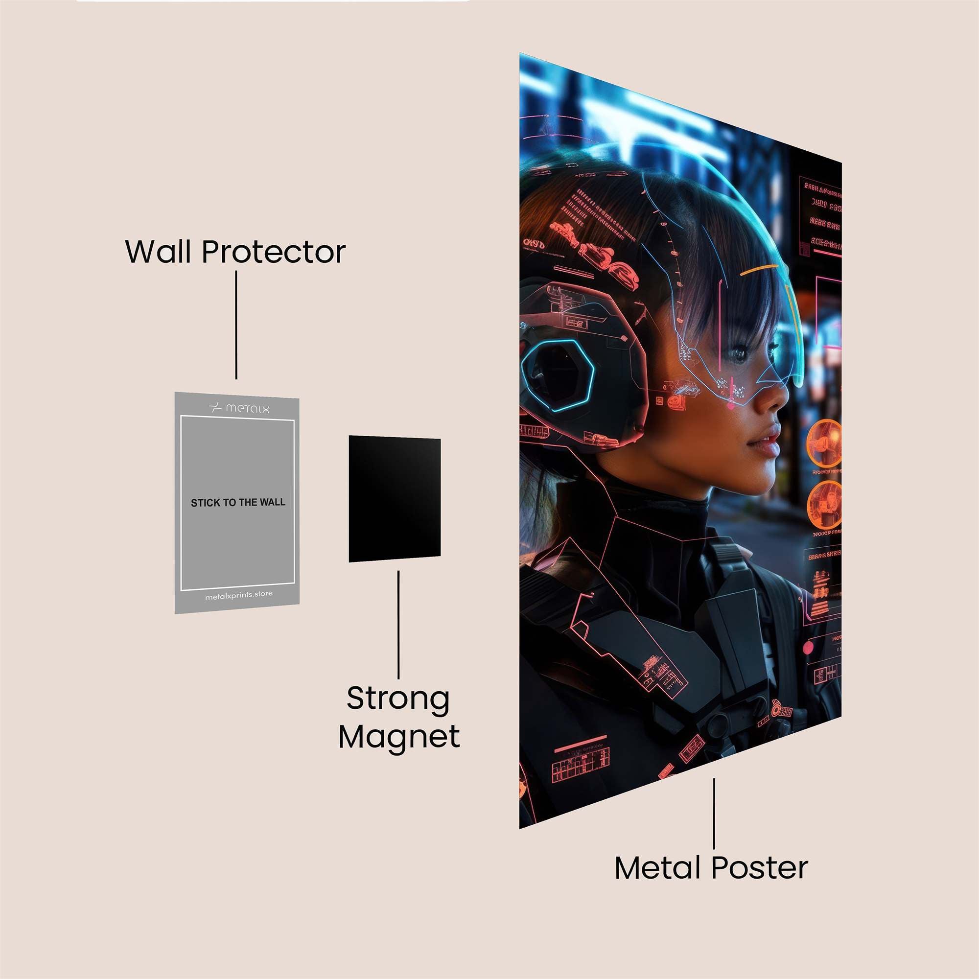 Cyberpunk Serenity Safe Wall Magnetic / M