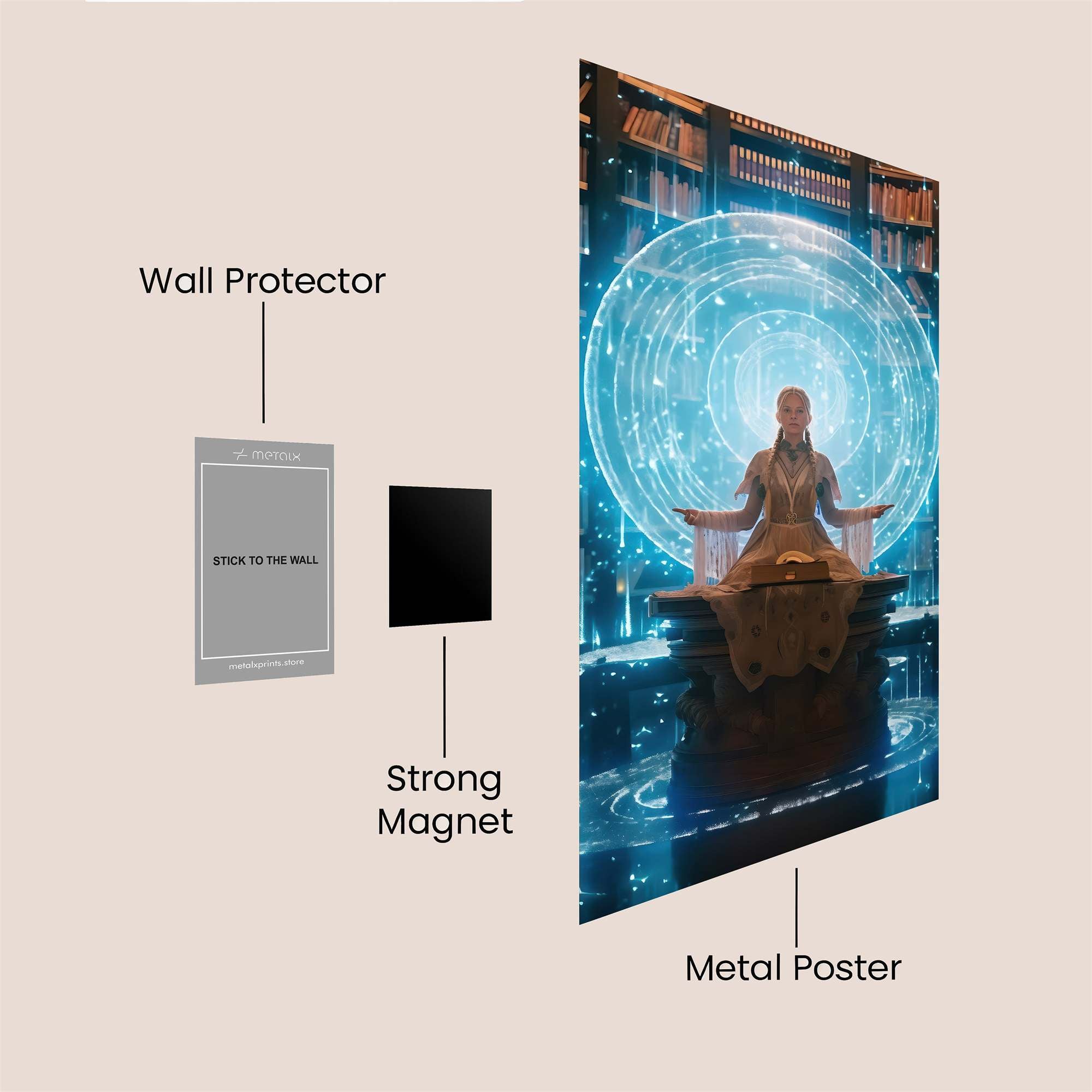 Sorceress Serenity Safe Wall Magnetic / M