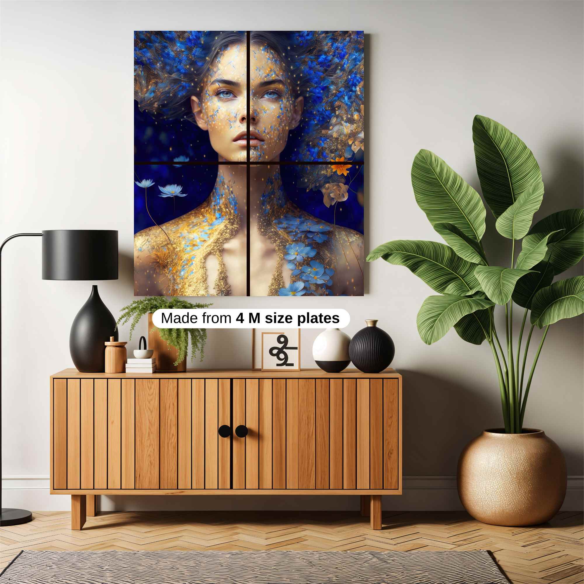 Floral Enchantment Safe Wall Magnetic / M