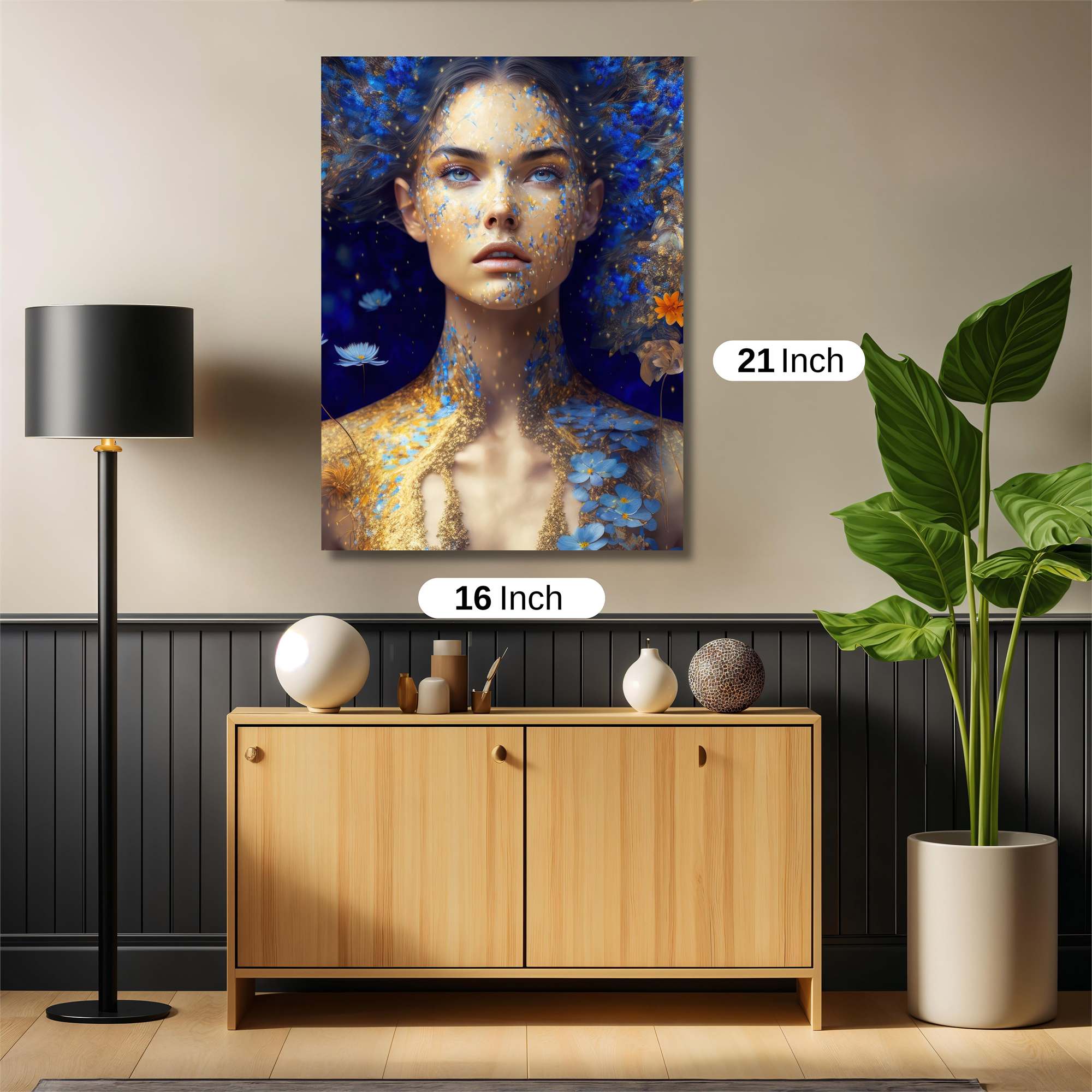 Floral Enchantment Safe Wall Magnetic / M