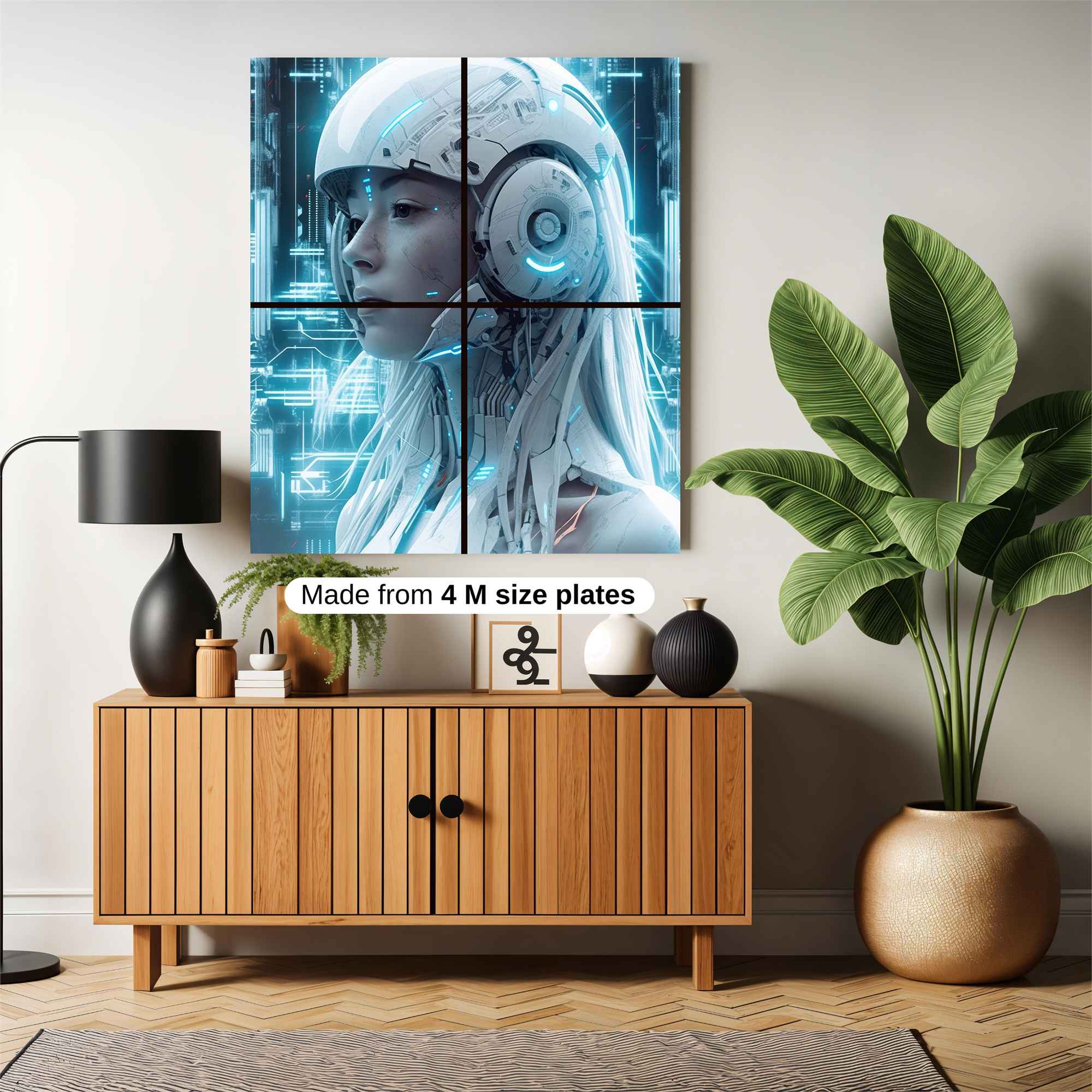 Cyber Serenity Safe Wall Magnetic / M