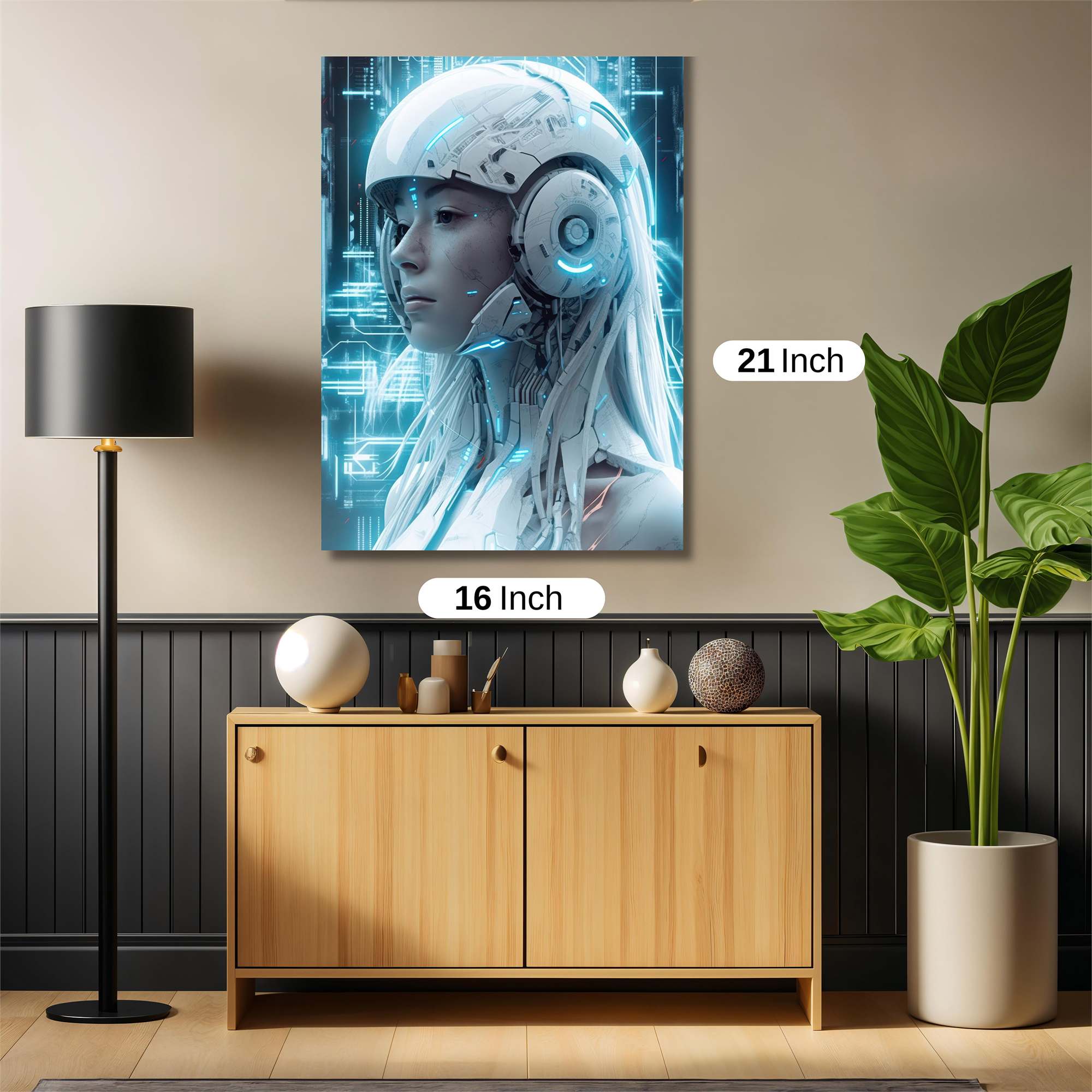 Cyber Serenity Safe Wall Magnetic / M