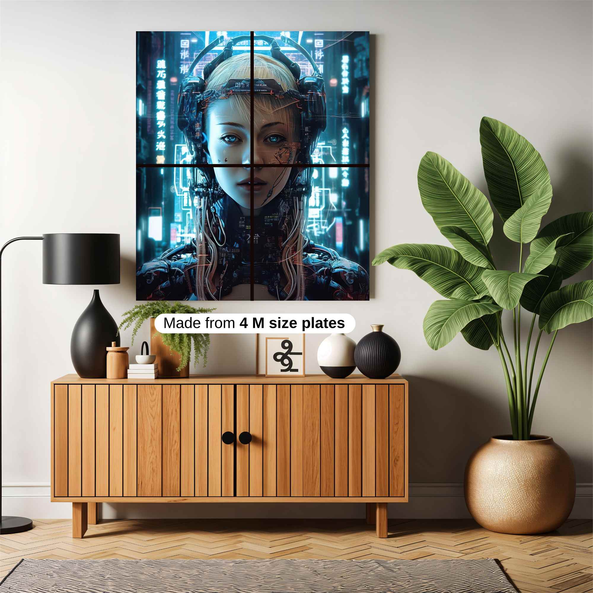 Cyber Serenity Safe Wall Magnetic / M