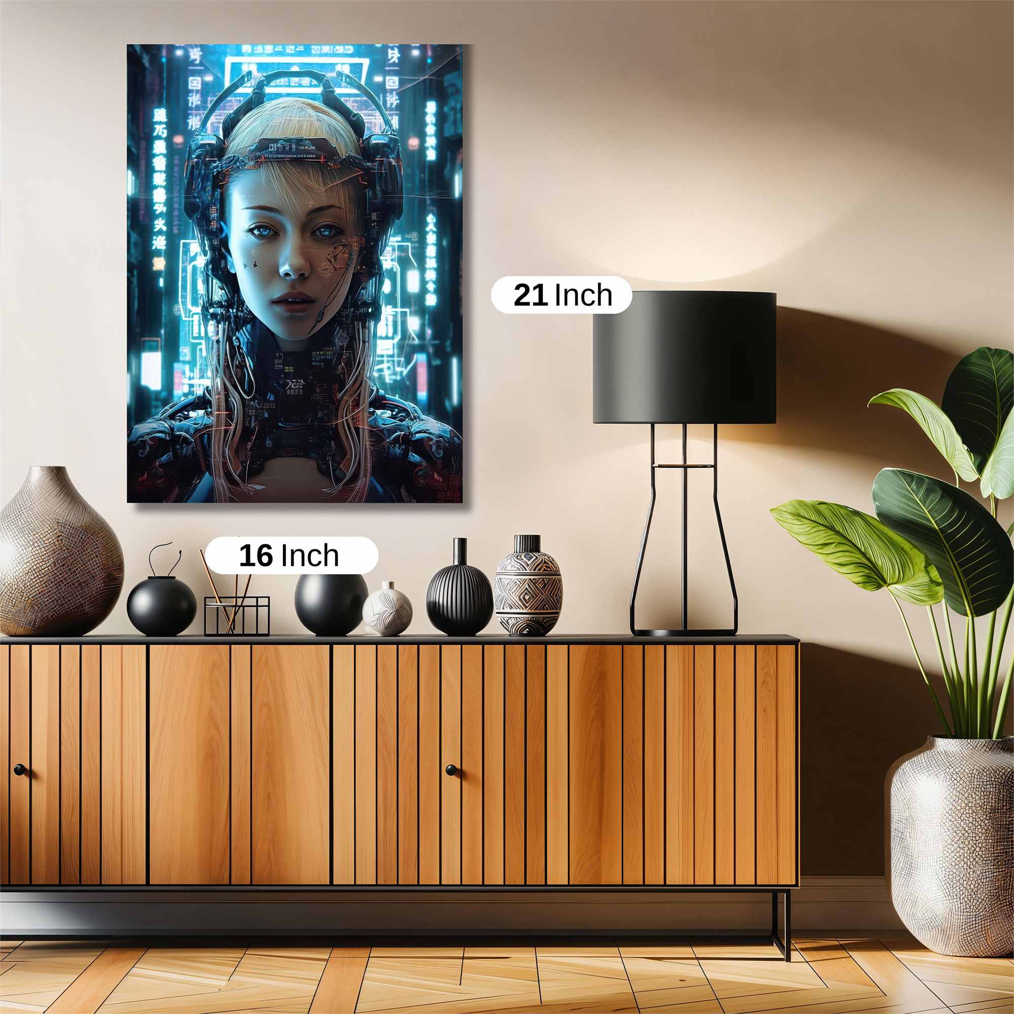 Cyber Serenity Safe Wall Magnetic / M