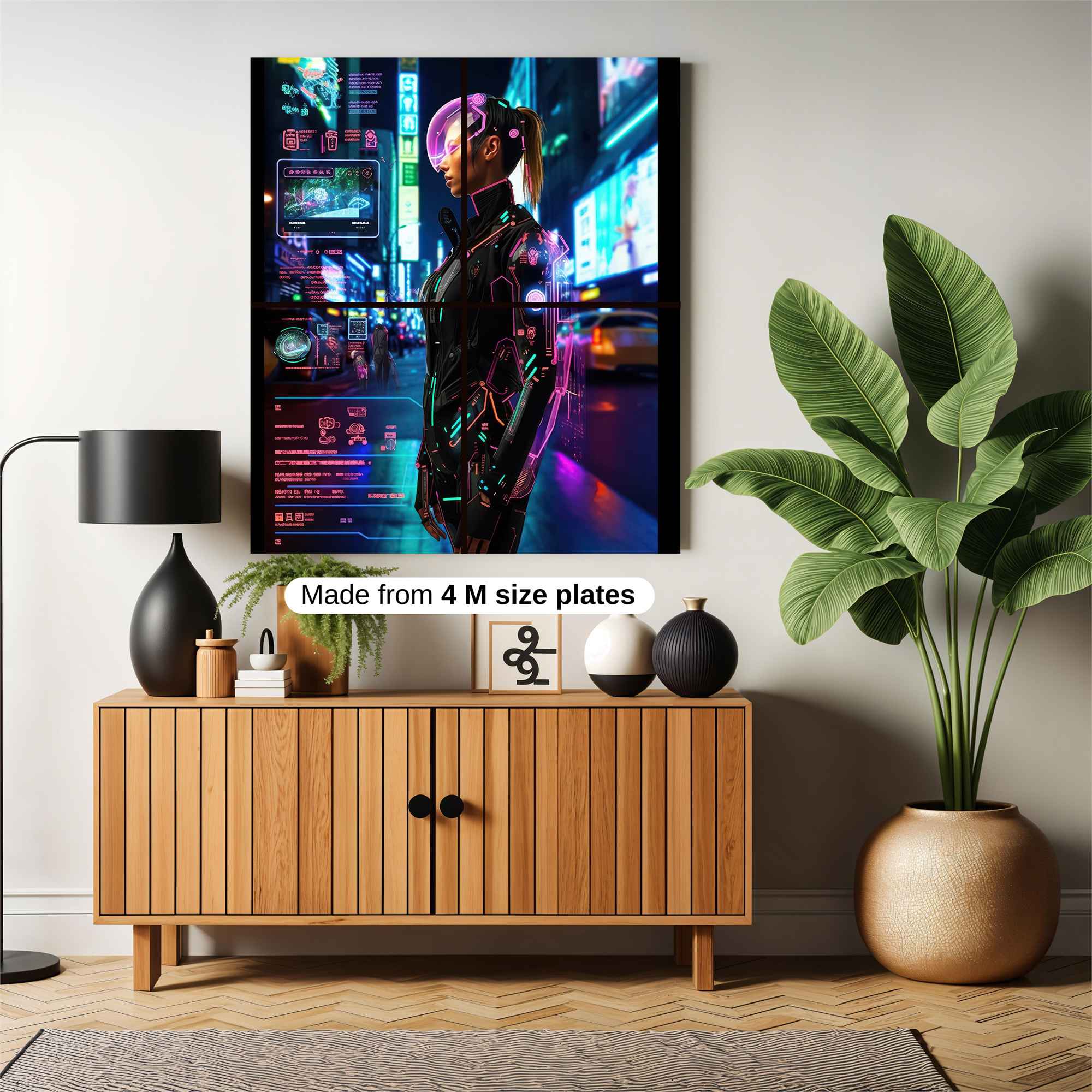 Cyber Enigma Safe Wall Magnetic / M