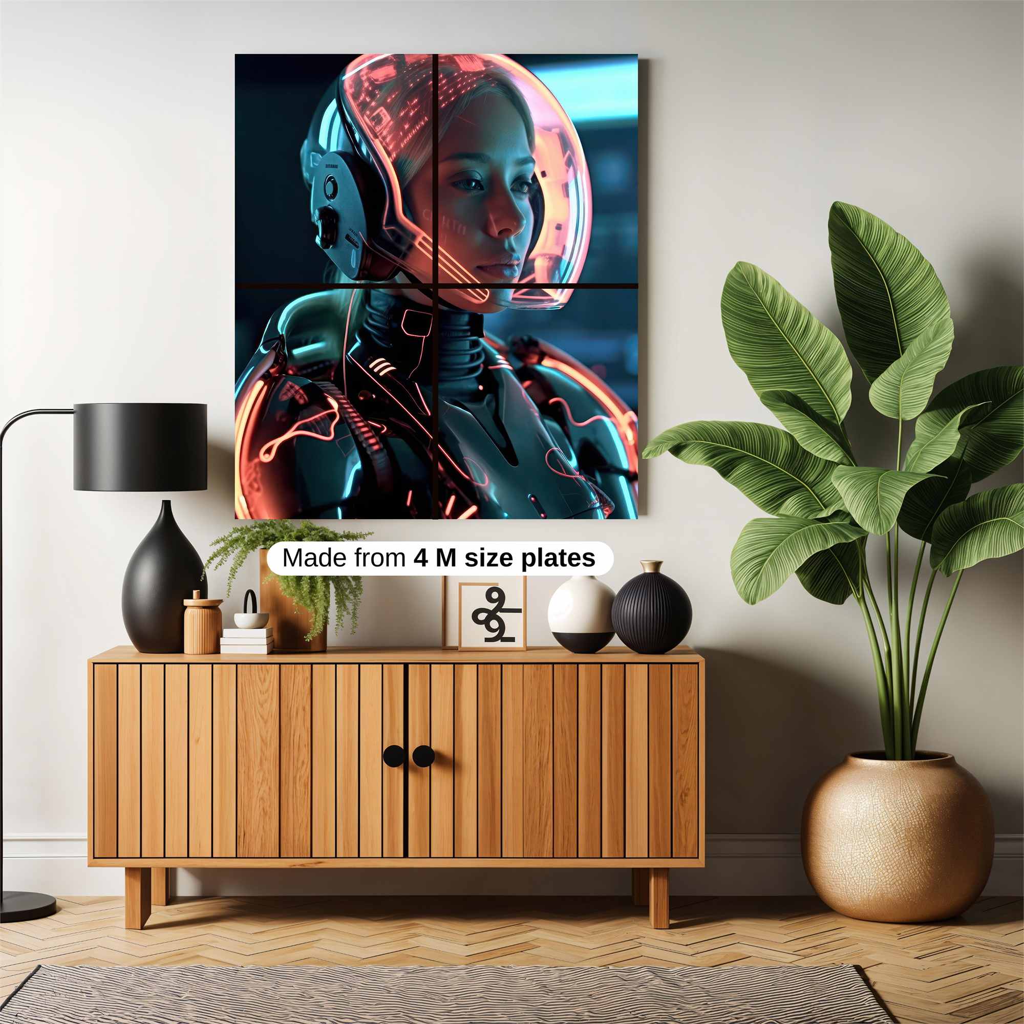 Cyber Serenity Safe Wall Magnetic / M