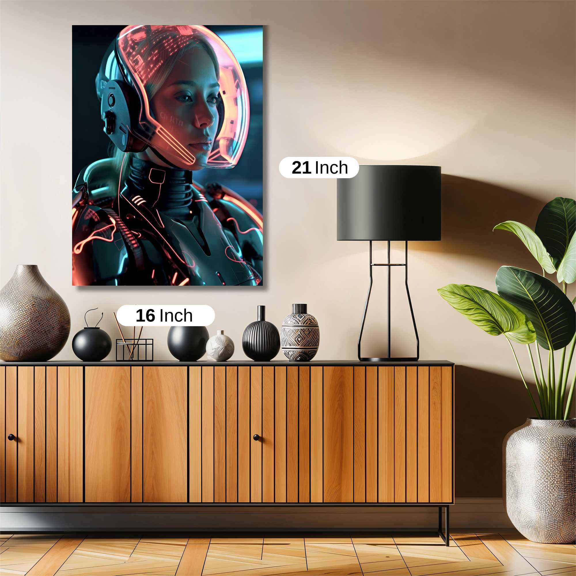 Cyber Serenity Safe Wall Magnetic / M