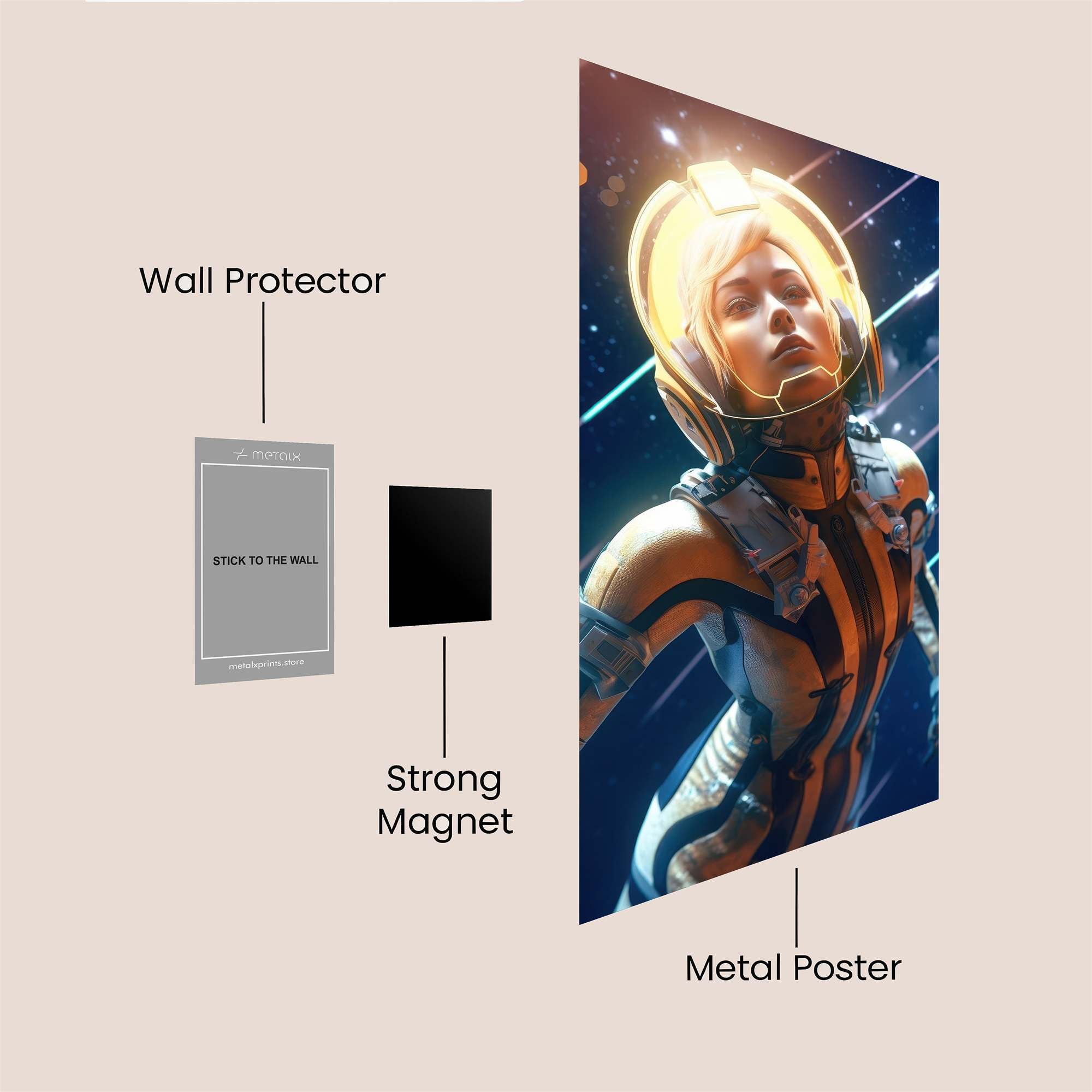 Cosmic Radiance Safe Wall Magnetic / M