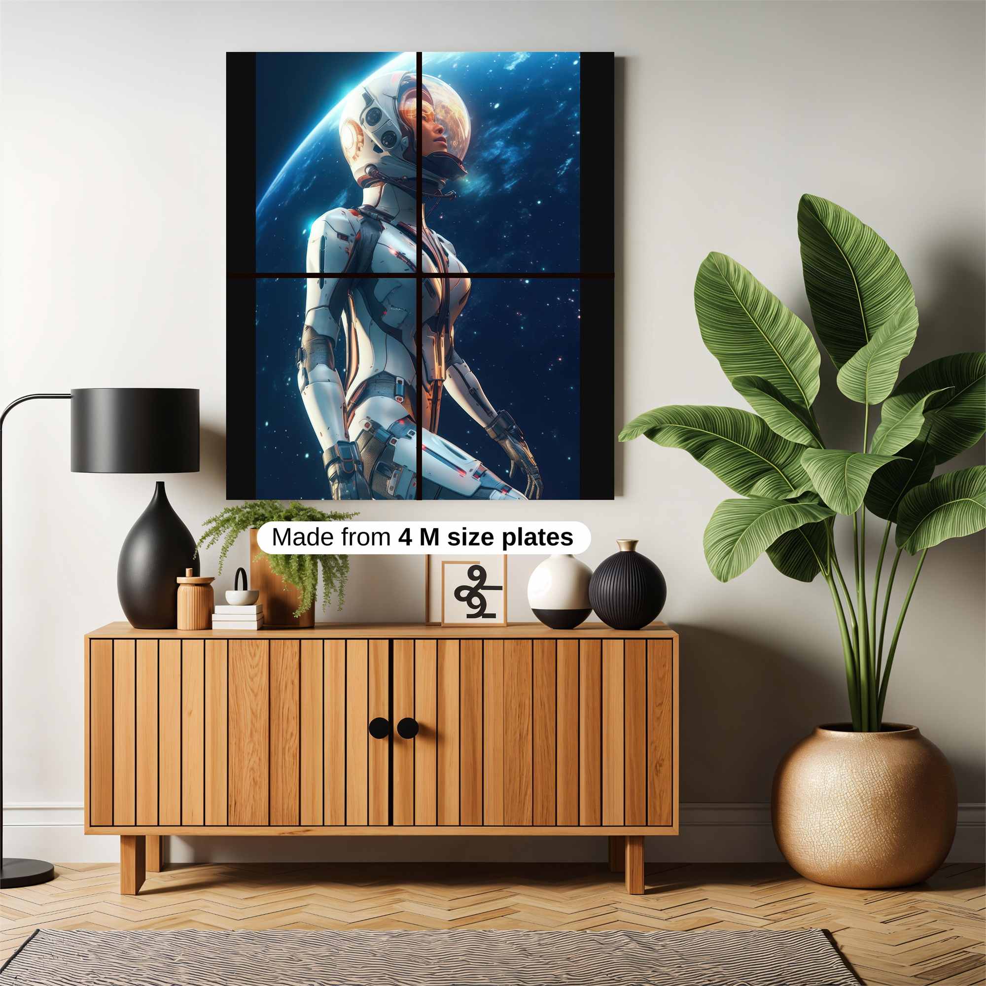 Astronaut Serene Safe Wall Magnetic / M