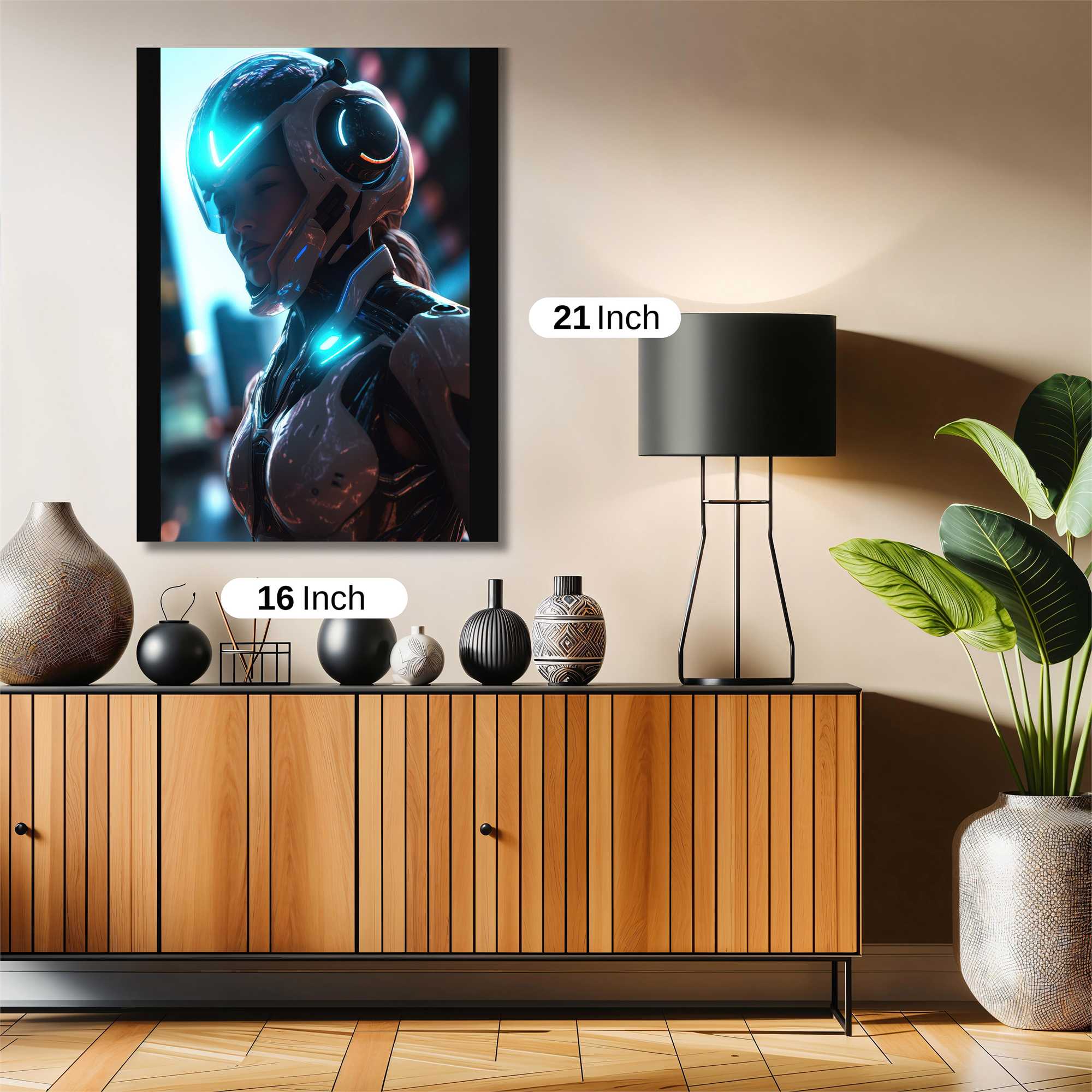 Cyber Serenity Safe Wall Magnetic / M