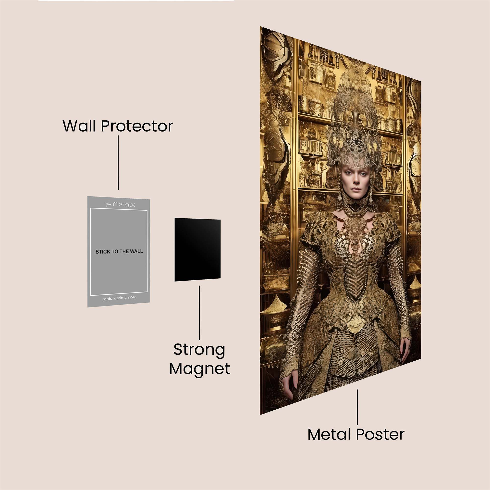 Empress Enigma Safe Wall Magnetic / M