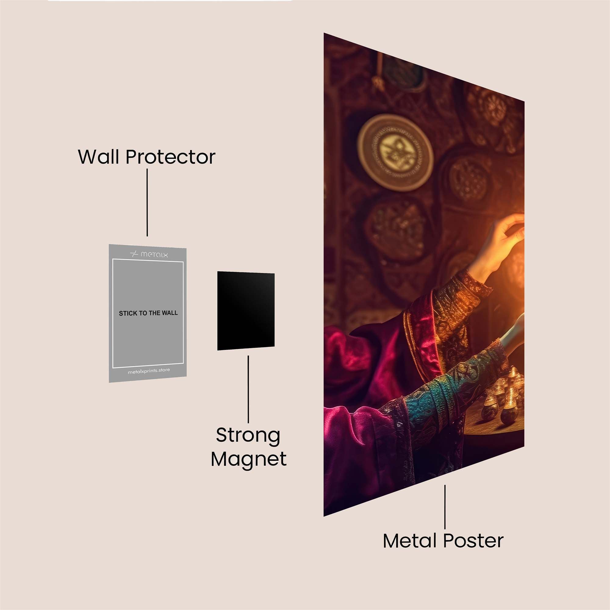 Jordan Radiant Safe Wall Magnetic / M