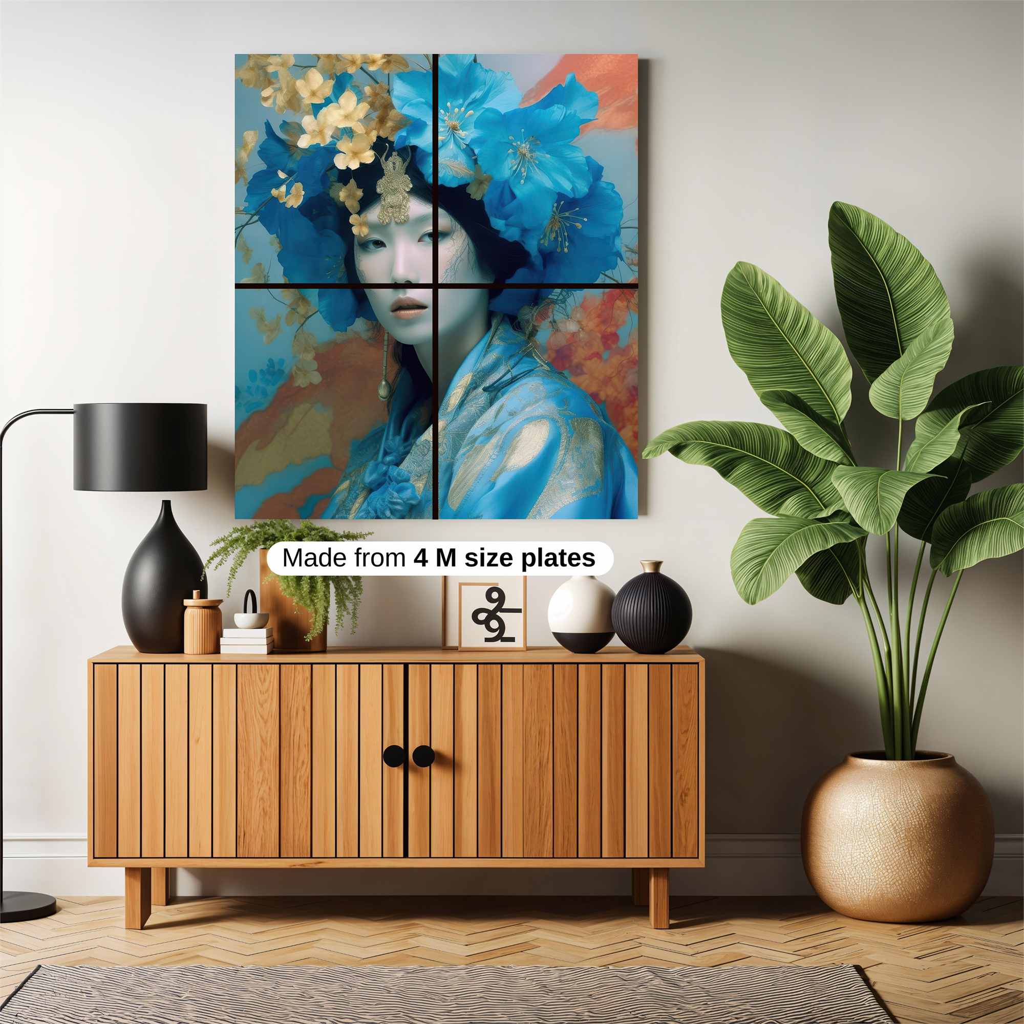 Floral Elegance Safe Wall Magnetic / M